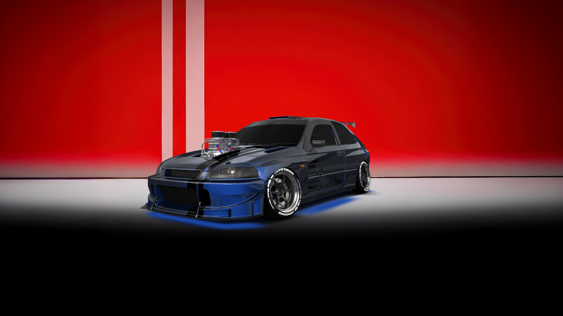 Honda Civic 3 Door Hatchback 1997 tuning