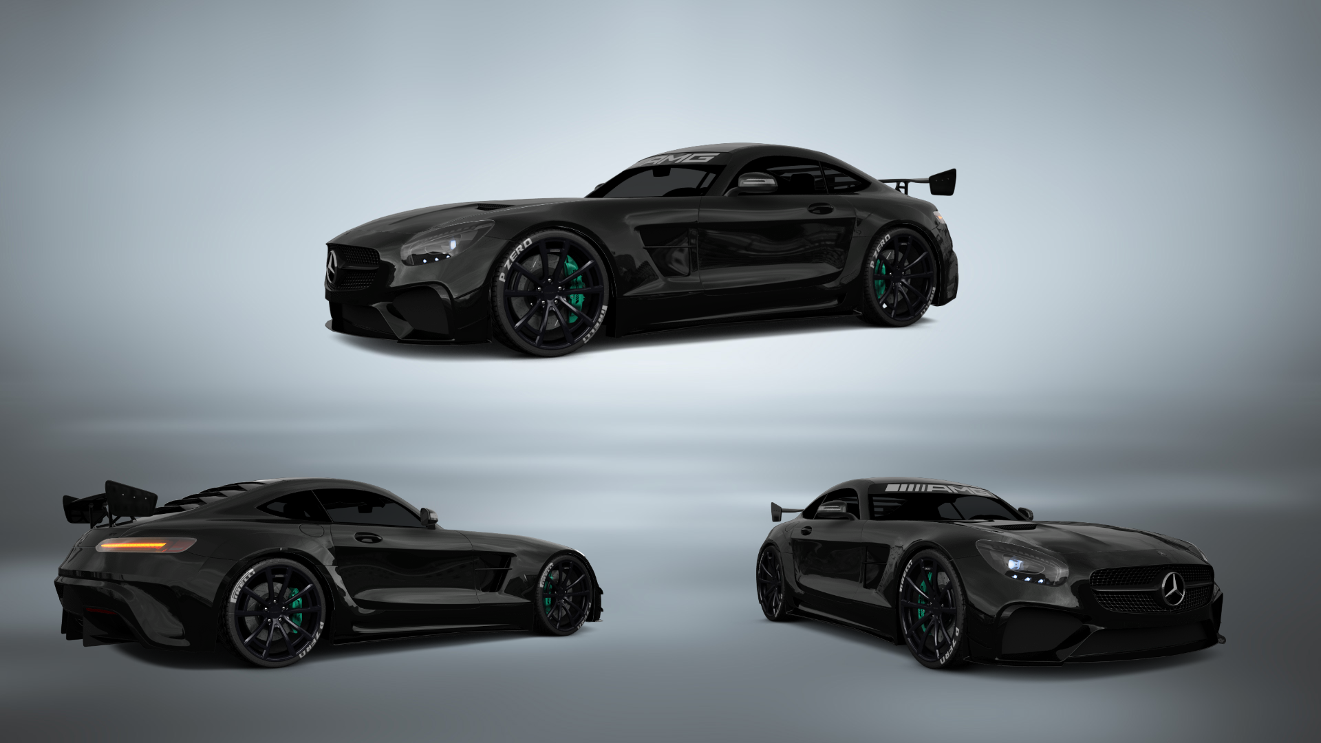 Mercedes AMG GT 2 door fastback coupe 2016