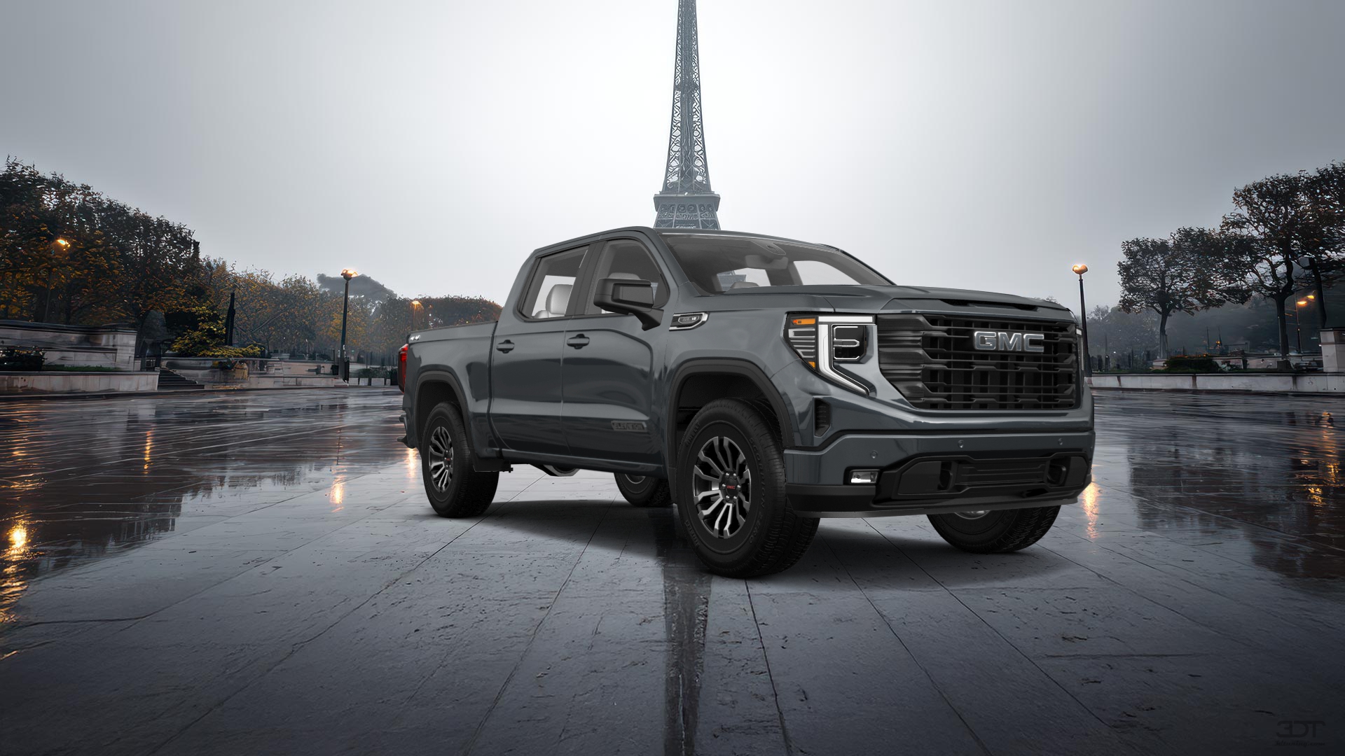 GMC Sierra 1500 Crew Cab 5.8 ft box 4 Door pickup truck 2023 tuning