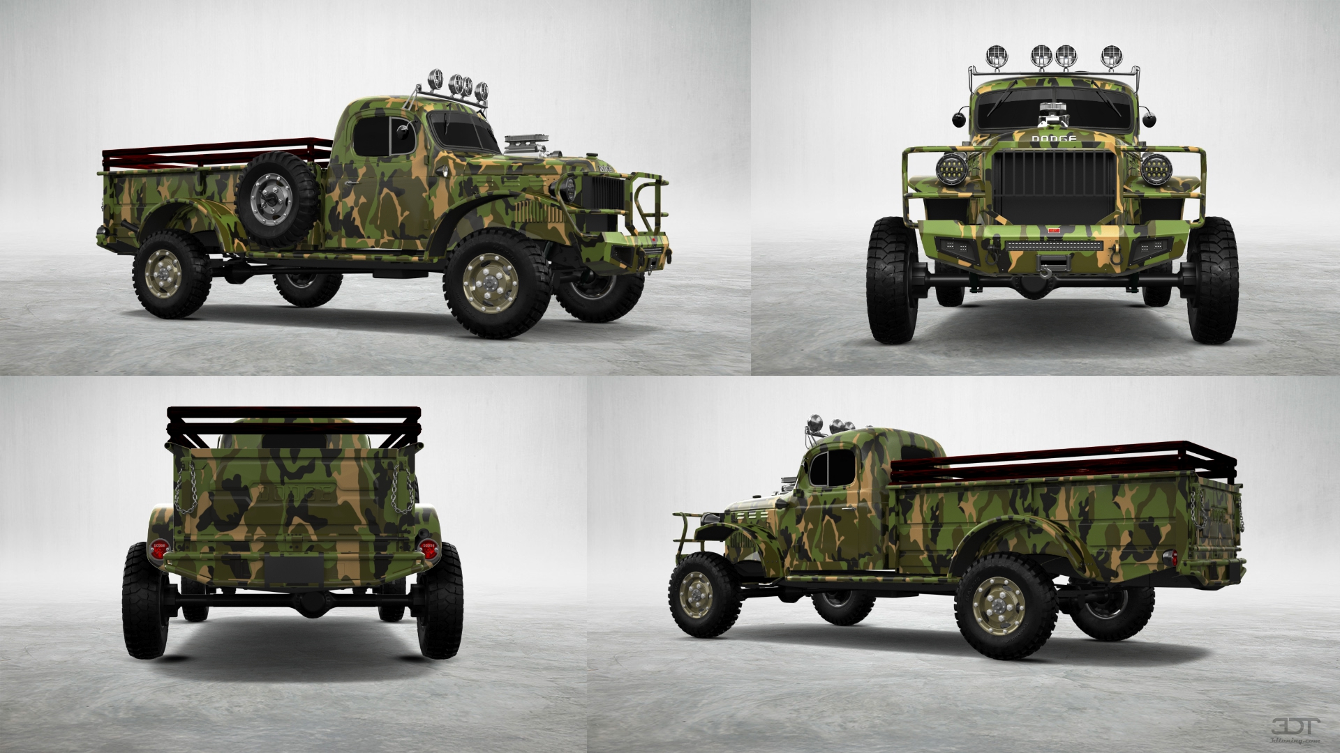 Dodge Power Wagon 2 Door pickup truck 1947 tuning