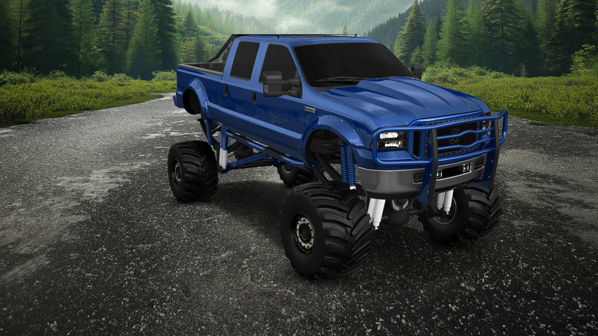 Ford F-250 Crew Cab 4 Door pickup truck 1999