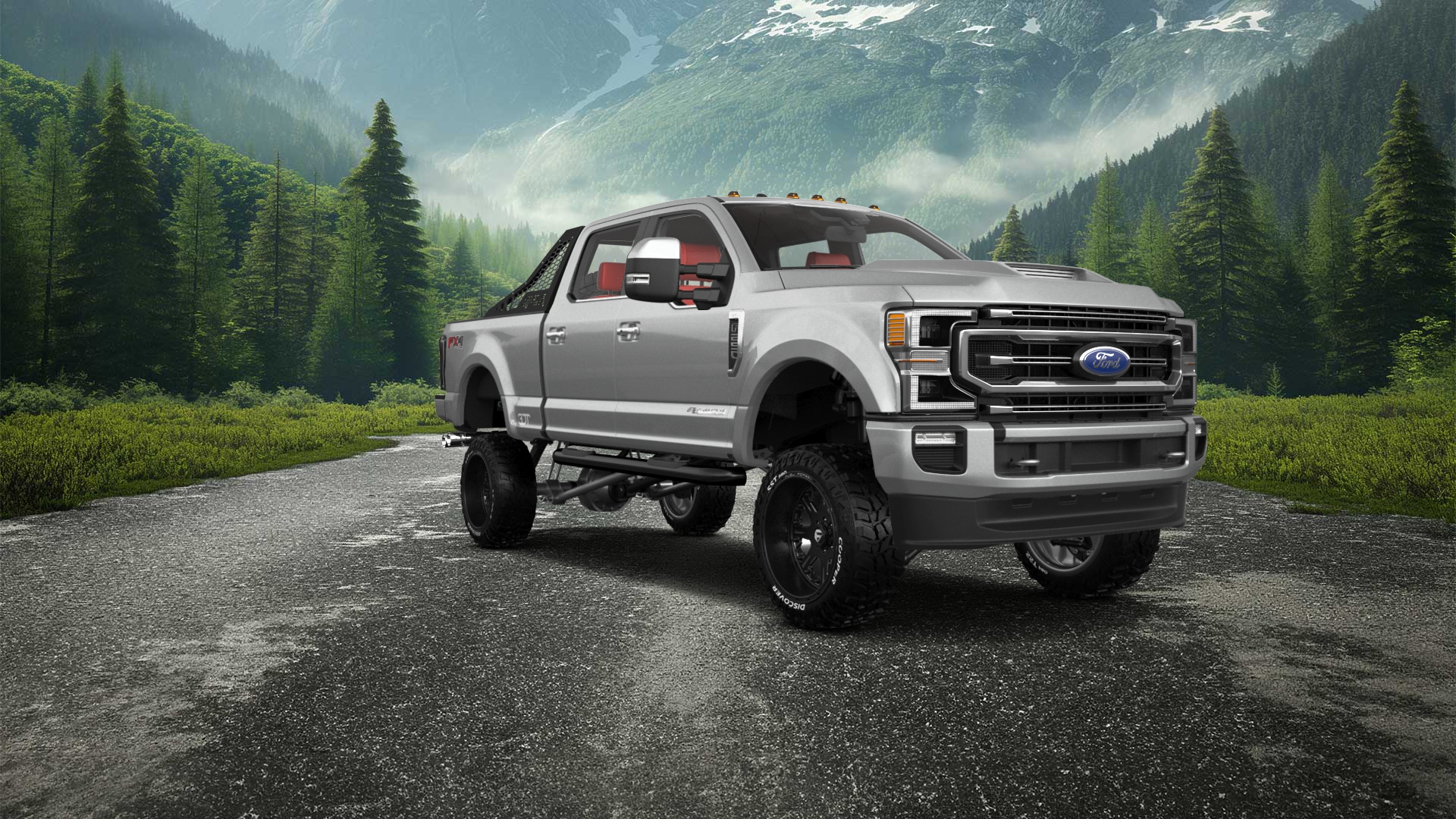 Ford F-250 4 Door pickup truck 2021 tuning