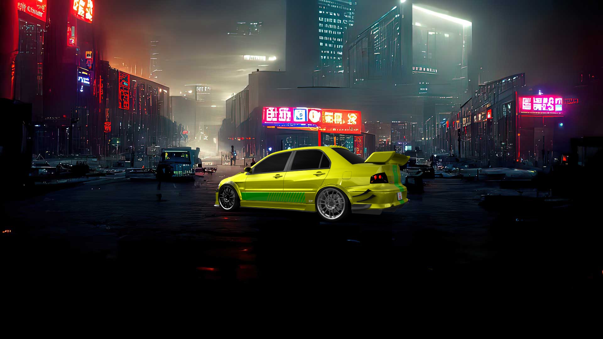 Mitsubishi Lancer Evo IX 4 Door Saloon 2005 tuning