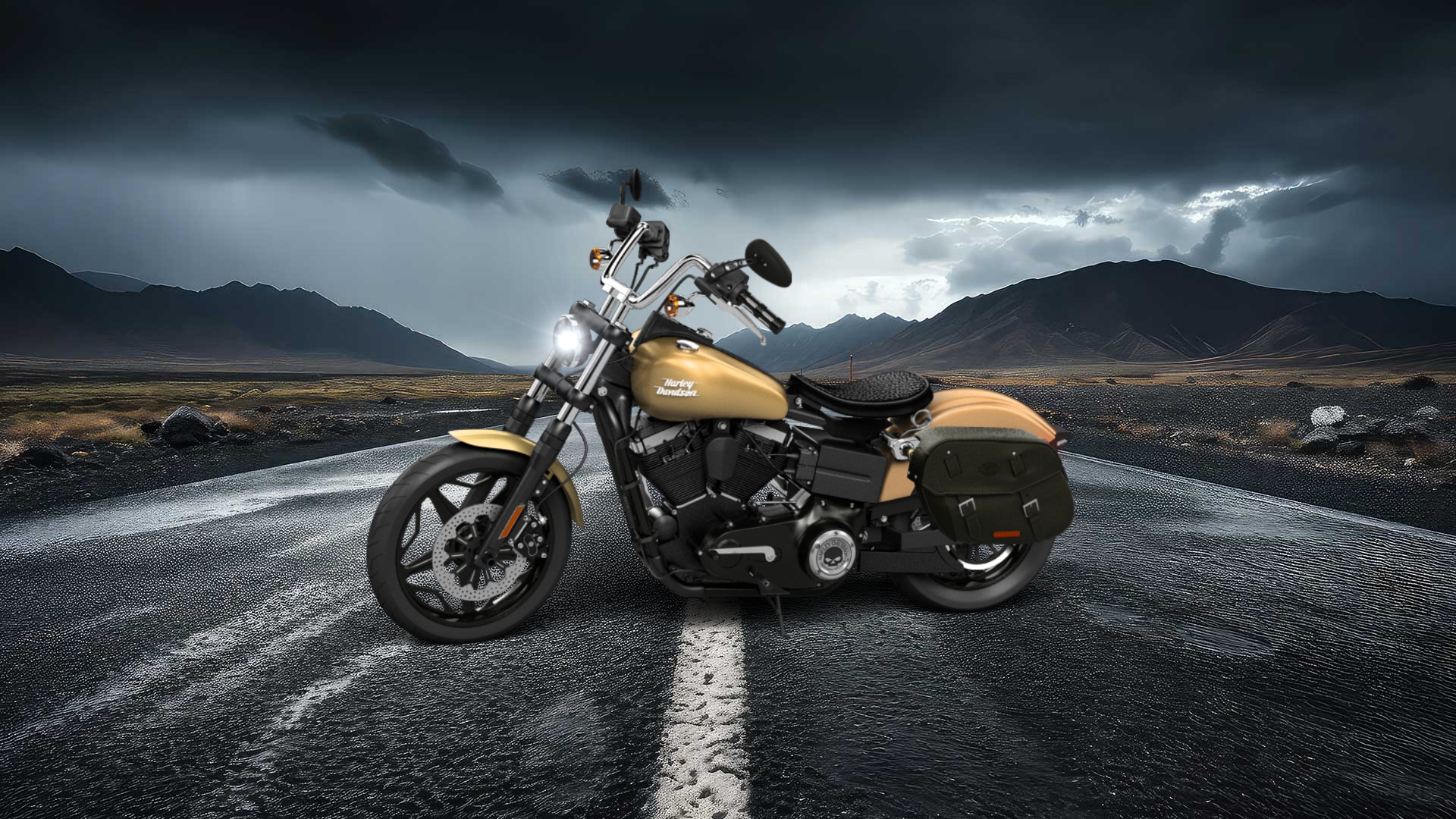 Harley-Davidson Dyna Street Bob Cruiser 2015 Images