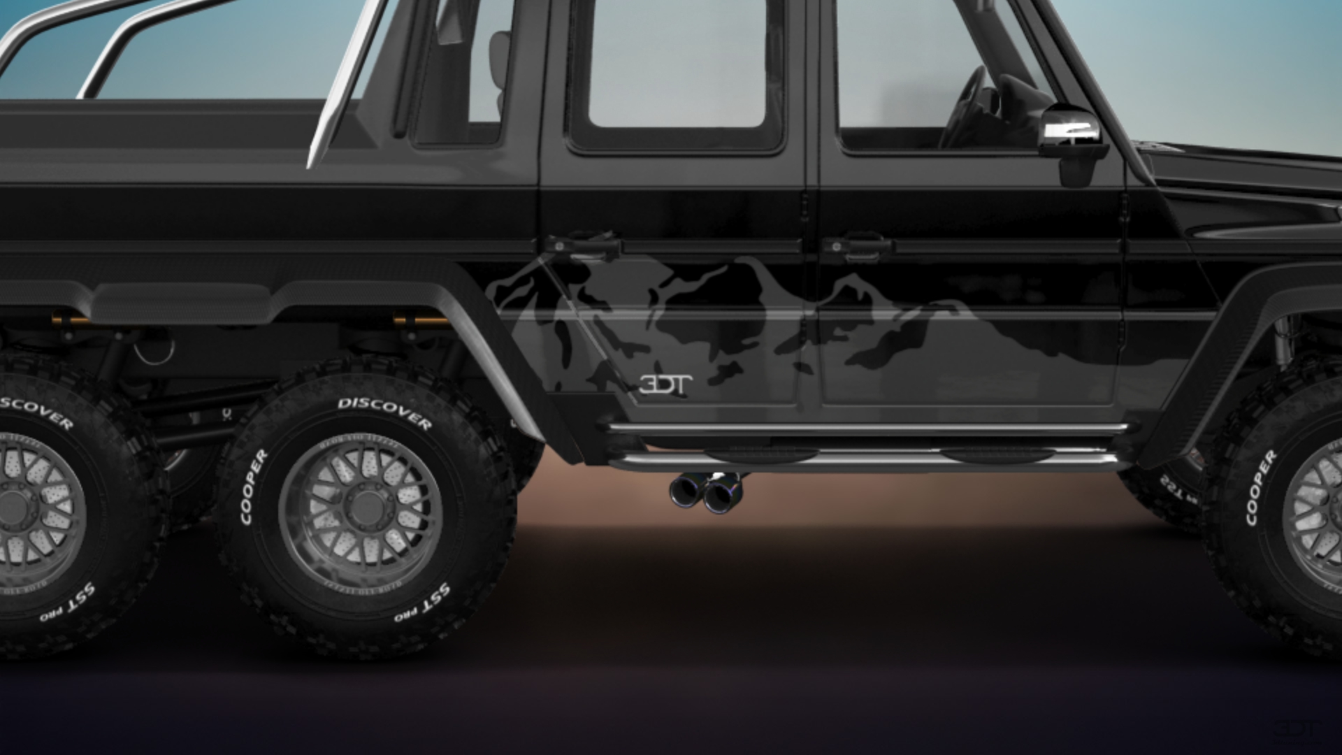 Mercedes G 63 AMG 6x6 4 Door pickup truck 2013 tuning