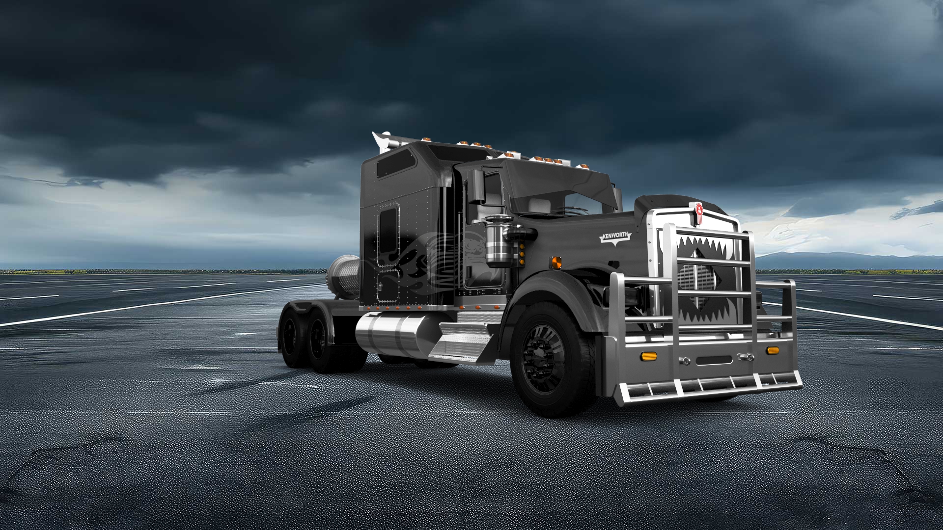 Kenworth W900 Sleeper Cab Truck 2015