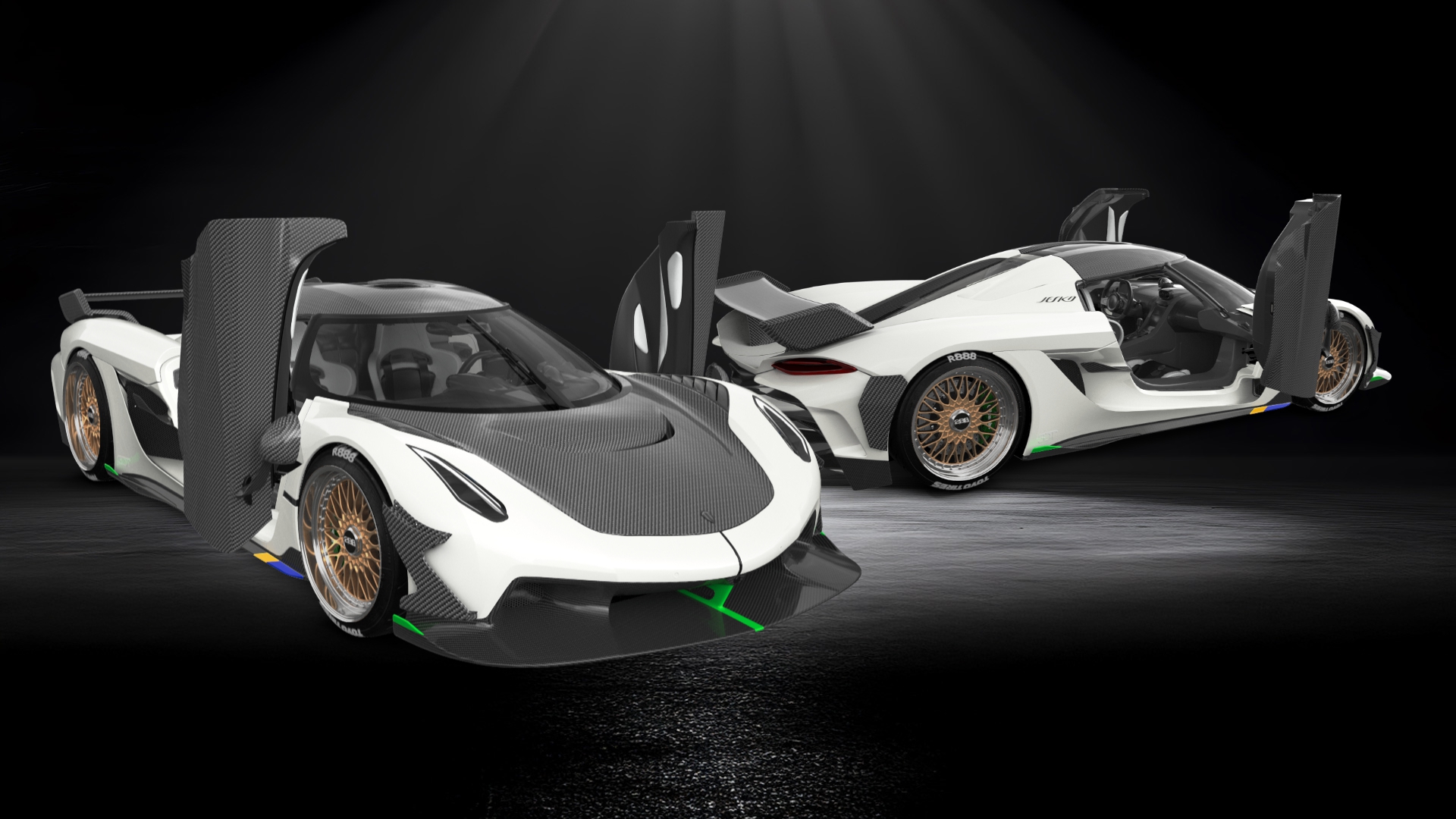 Koenigsegg Jesko 2 door targa top 2020