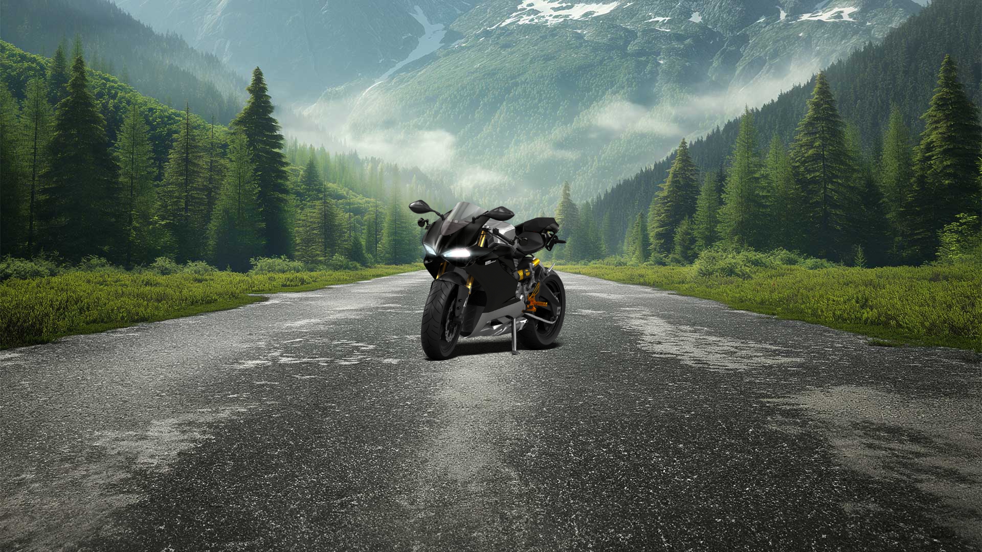 Ducati 899 Panigale Sport Bike 2015 tuning