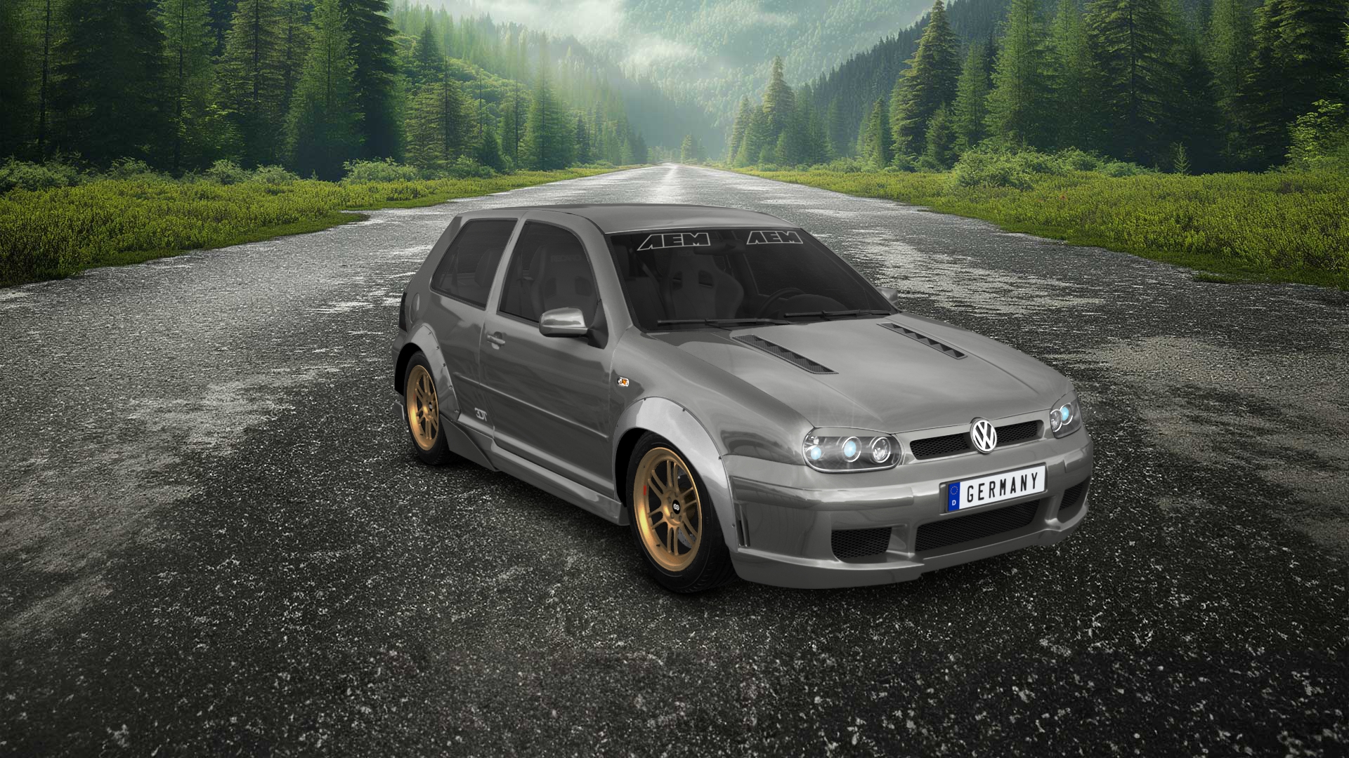 Volkswagen Golf 4 (mk4) 3 Door Hatchback 1997 tuning