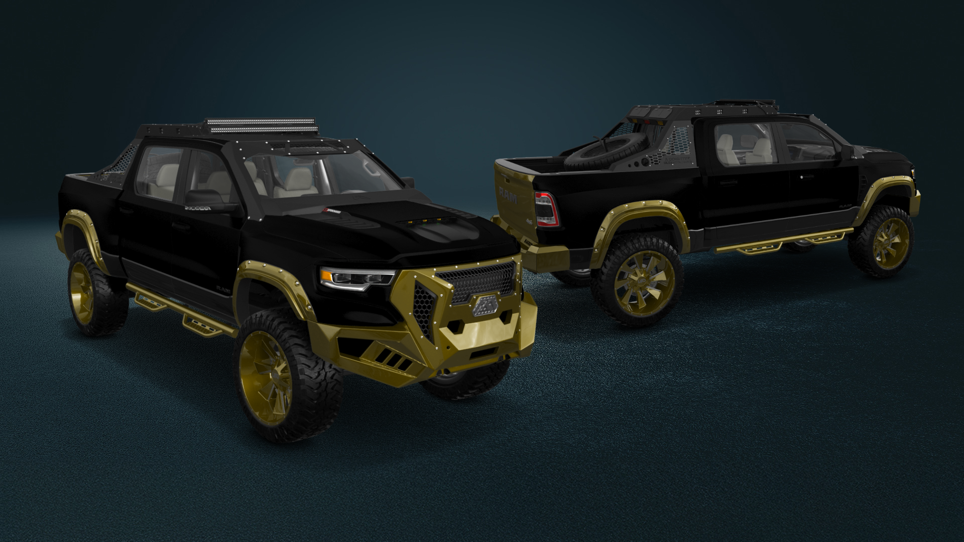 Dodge Ram 1500 TRX 4 Door pickup truck 2021