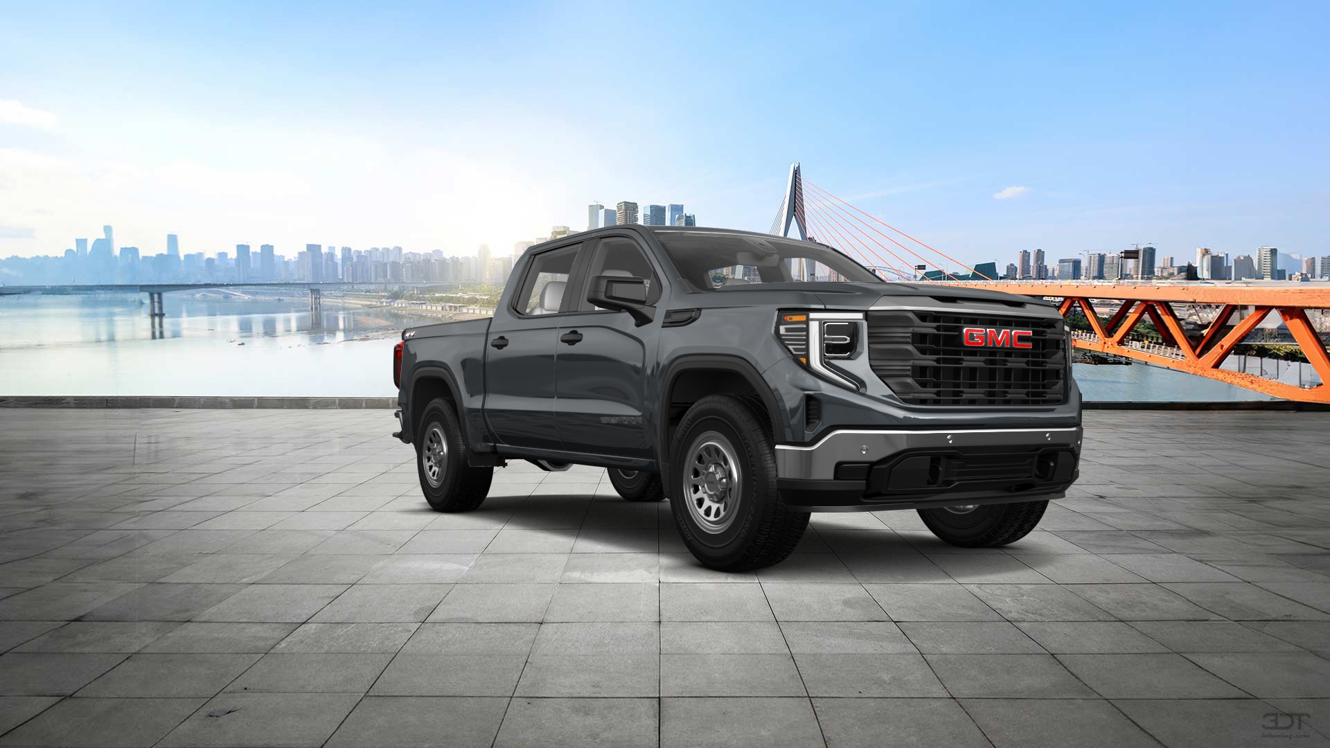 GMC Sierra 1500 Crew Cab 5.8 ft box 4 Door pickup truck 2023 tuning