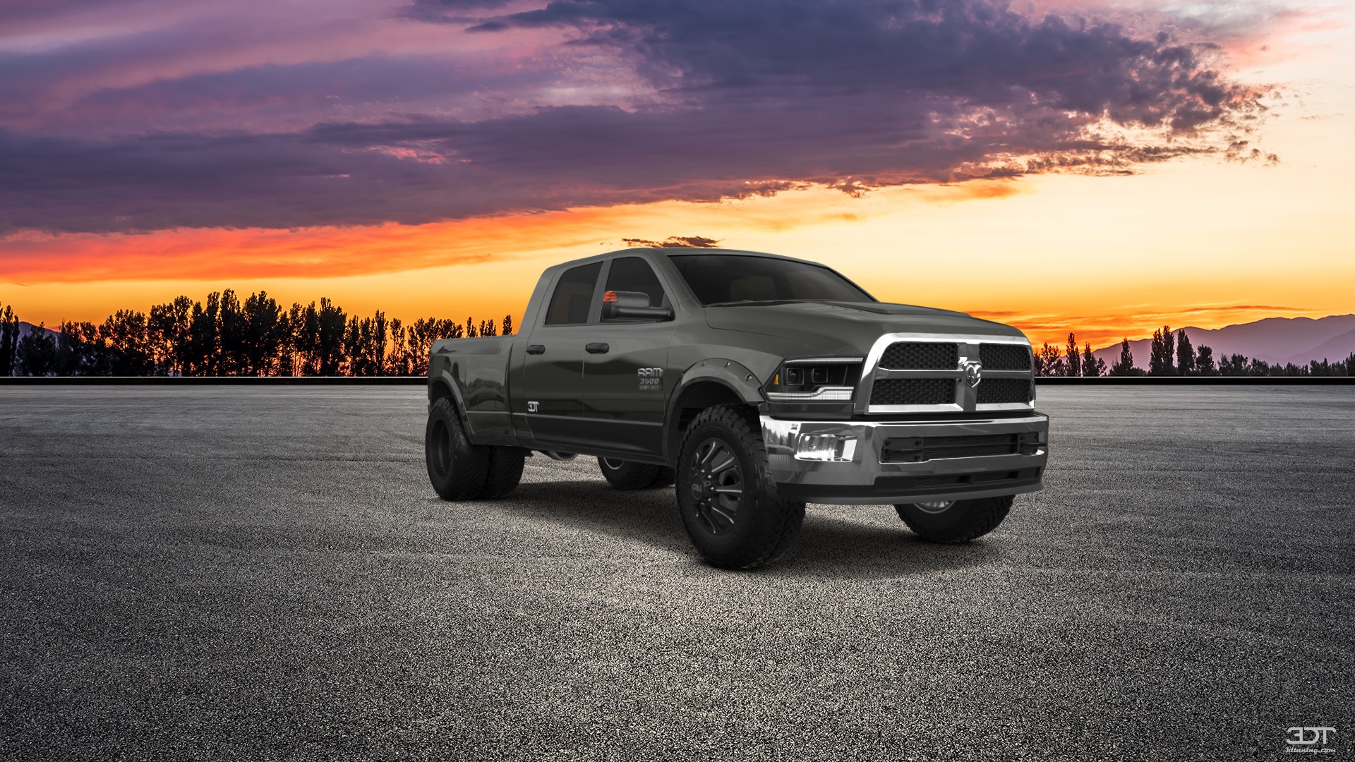 Dodge Ram 3500 4 Door Truck 2014