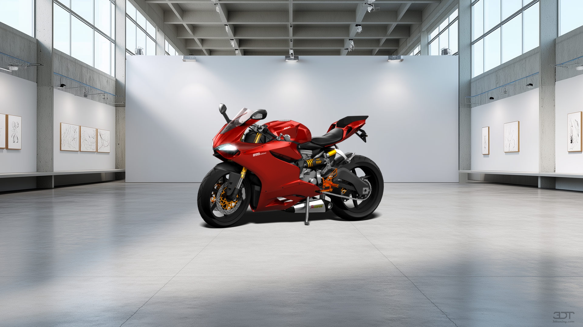 Ducati 899 Panigale Sport Bike 2015 tuning