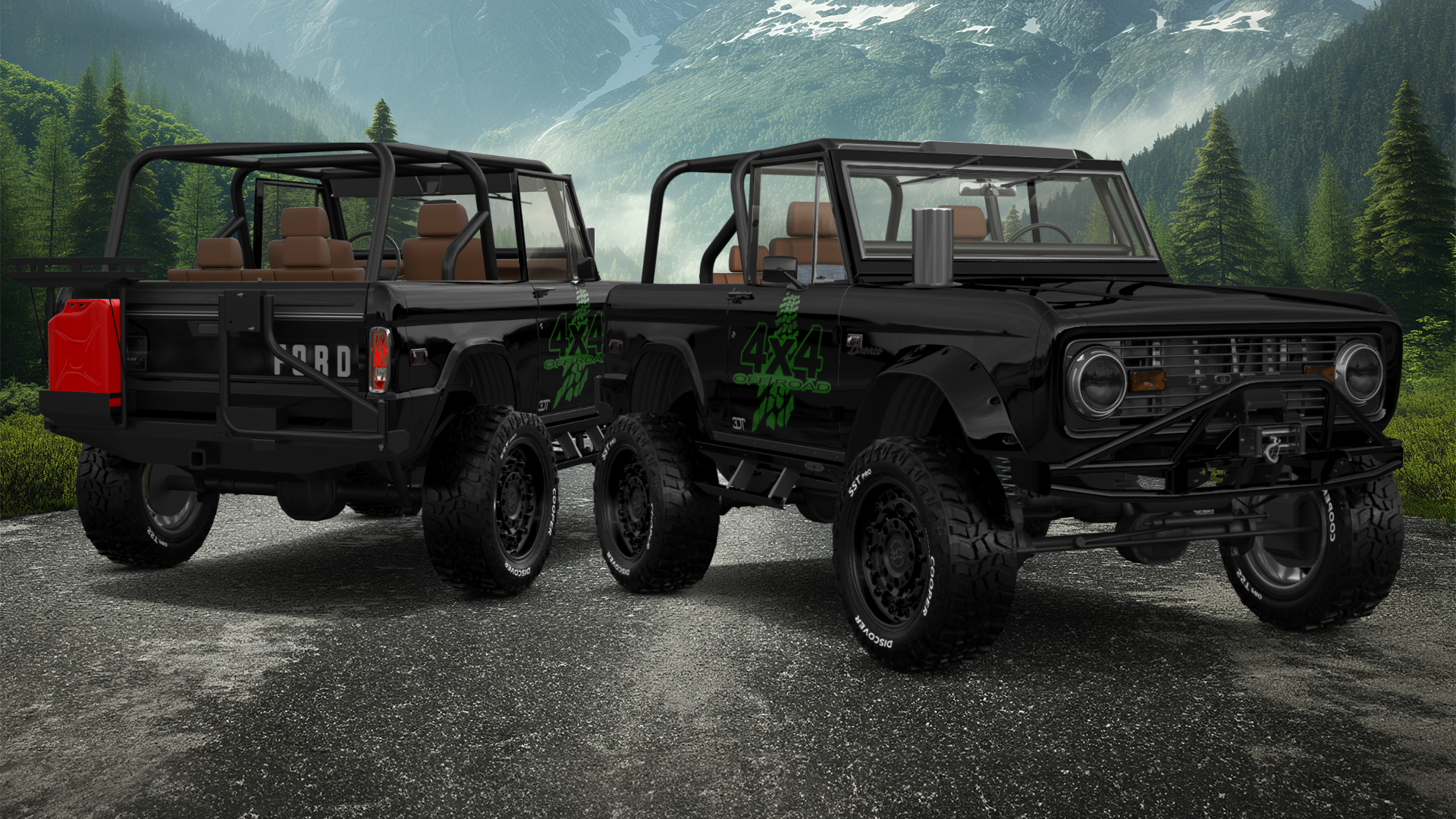 Tuning Ford Bronco 3 Door SUV 1965