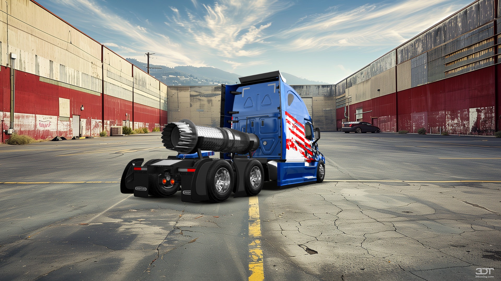 Freightliner Cascadia Sleeper Cab Truck 2018 tuning