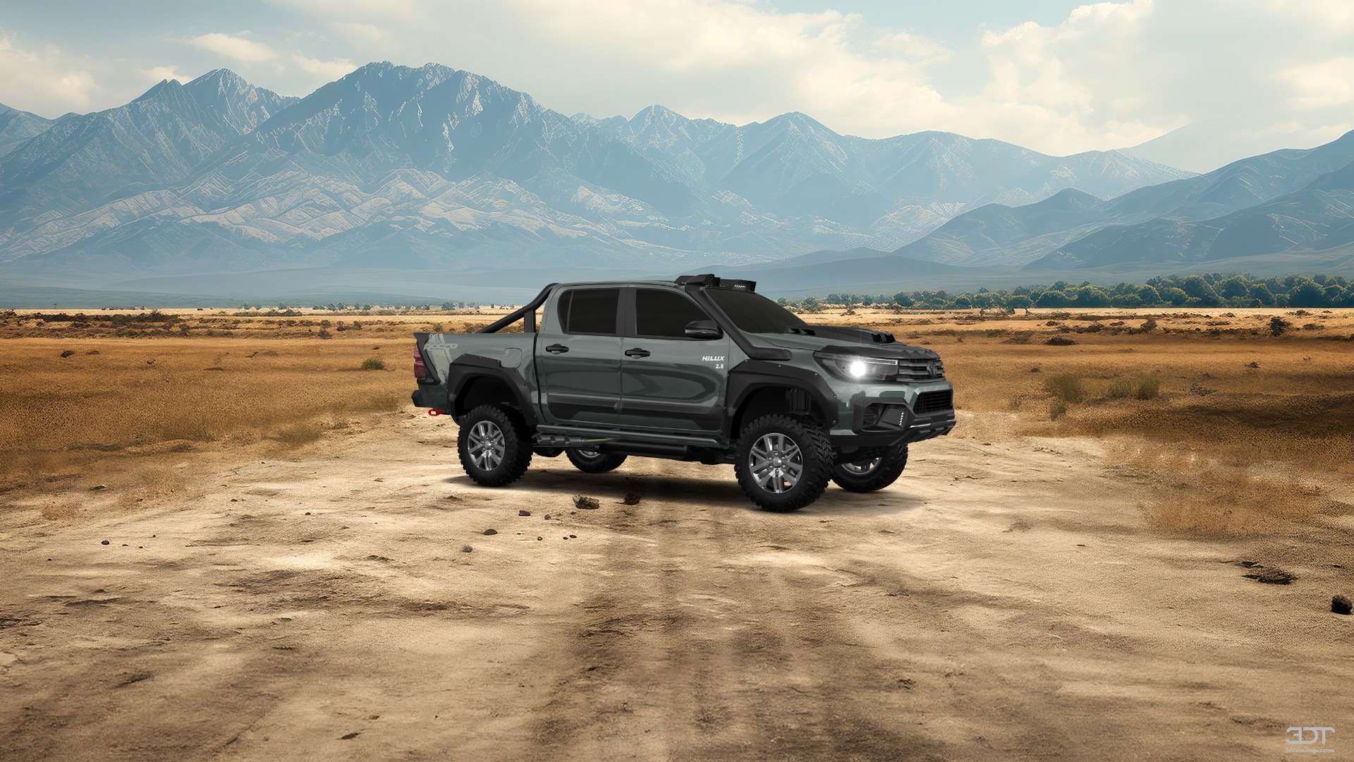 Toyota Hilux Double Cab 4 Door pickup truck 2015 tuning