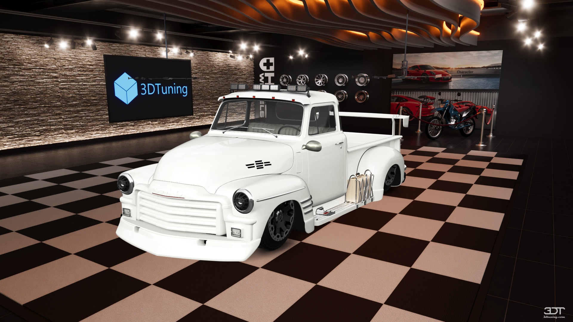 GMC 100 Stepside 2 Door pickup truck 1954 tuning