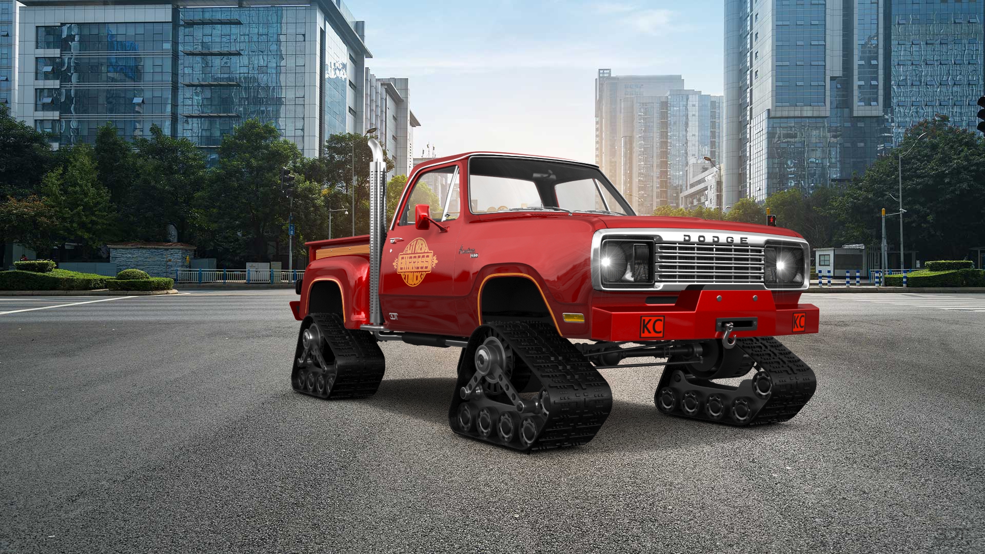 Dodge Lil Red Express 2 Door pickup truck 1978