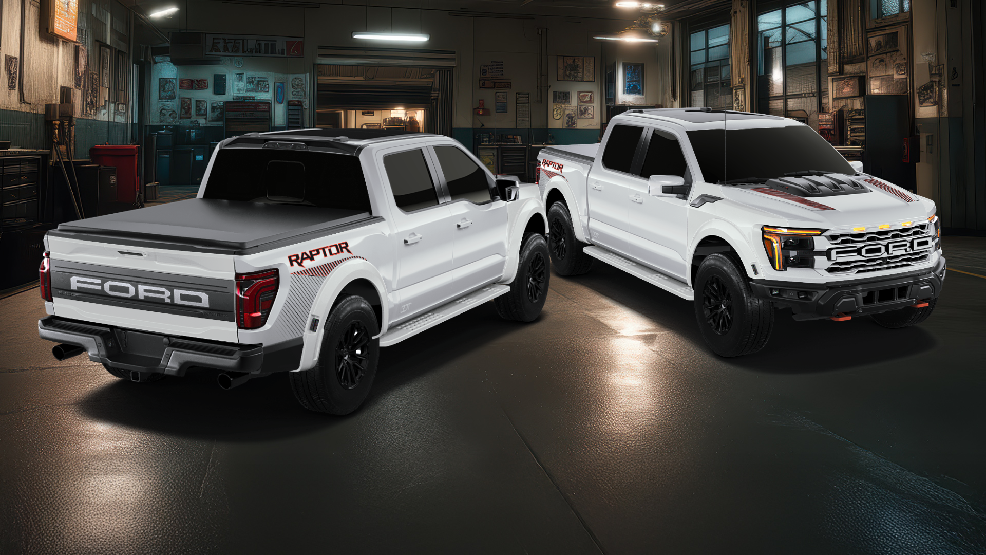 Ford F-150 Raptor 4 Door pickup truck 2024 tuning