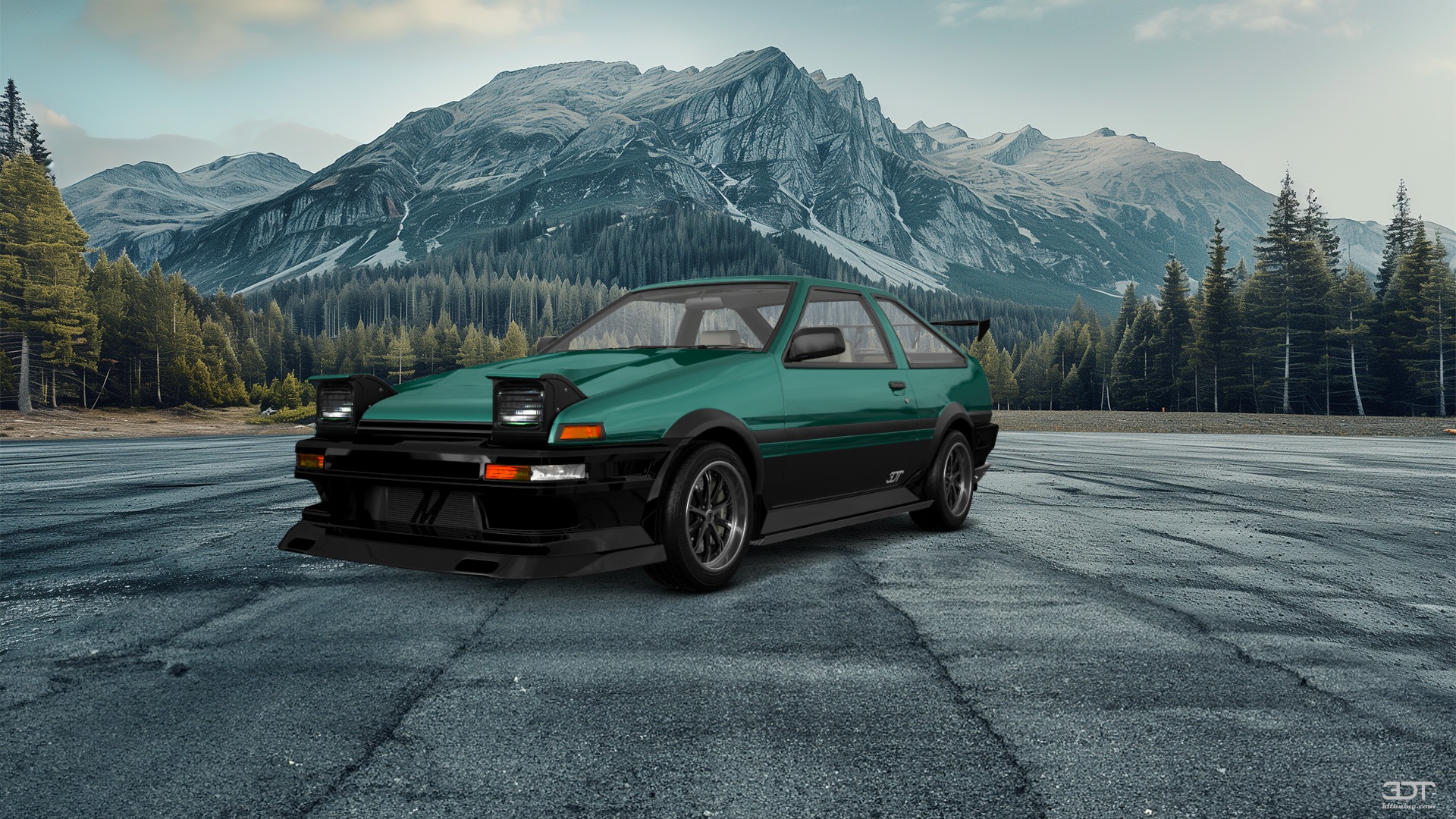 Toyota AE86 3 Door Hatchback 1985 tuning