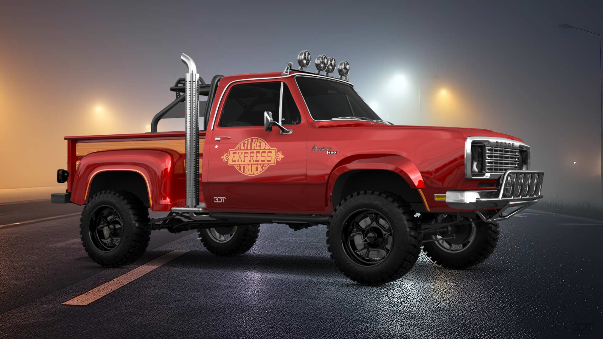 Dodge Lil Red Express 2 Door pickup truck 1978