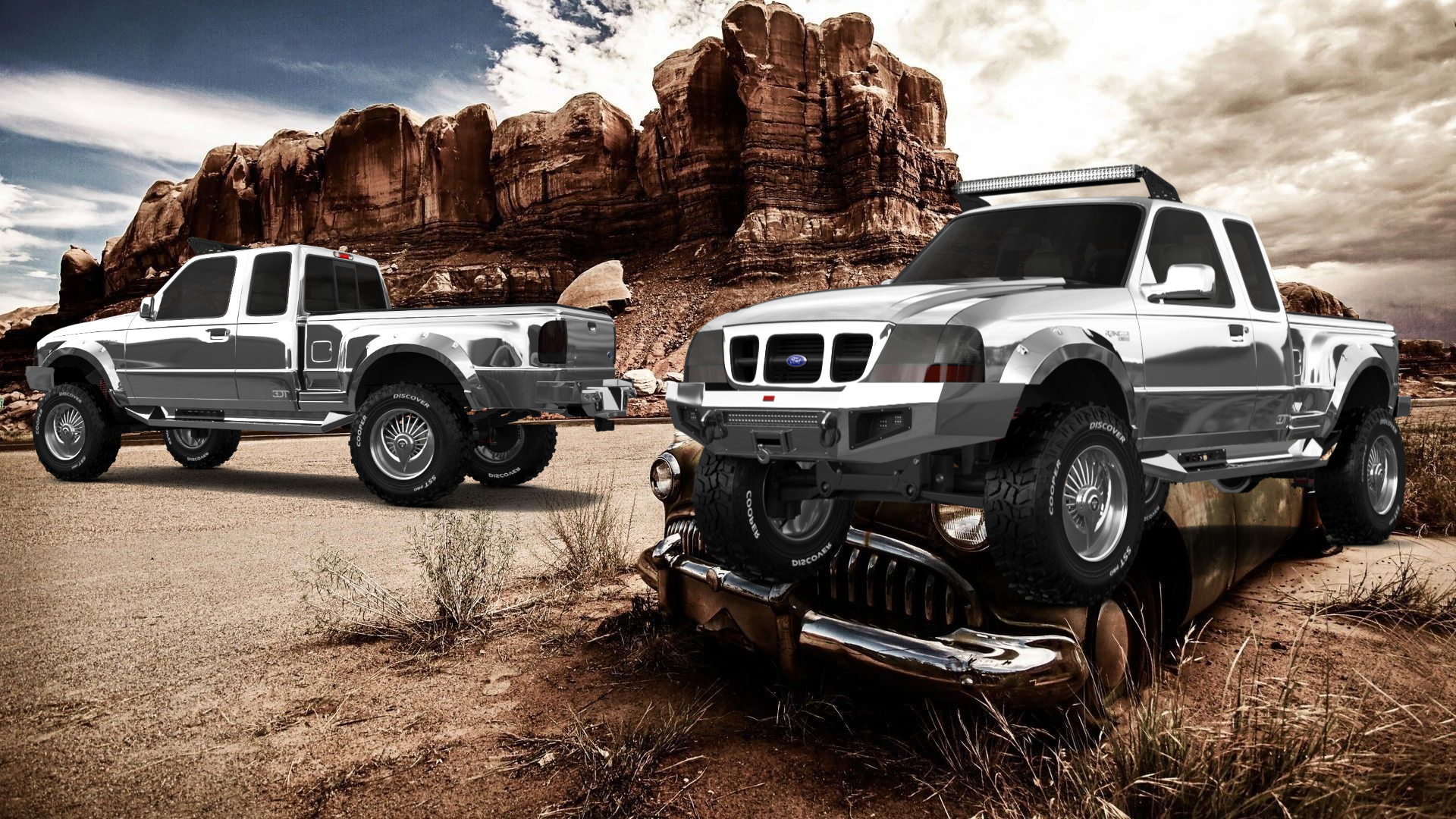 Ford Ranger Flareside 2 Door pickup truck 1998 tuning