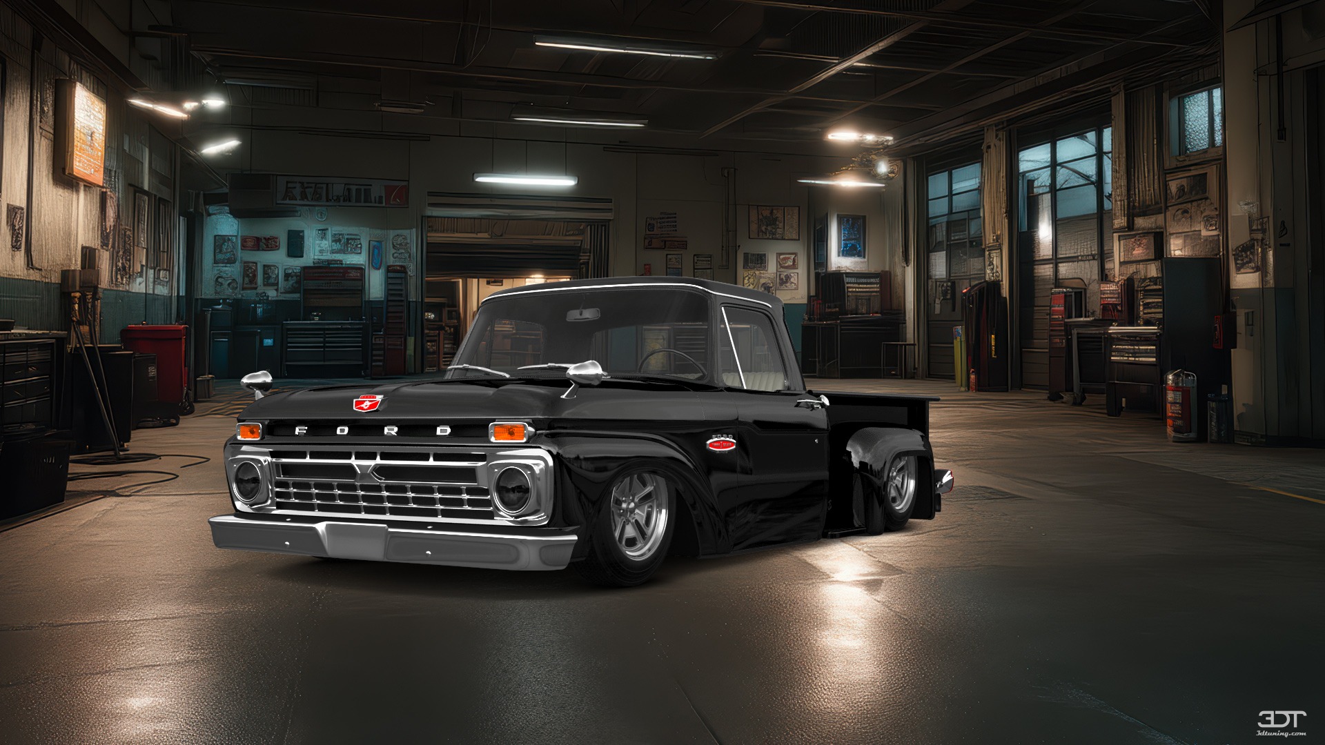 Ford F-100 Flareside 2 Door pickup truck 1961 tuning