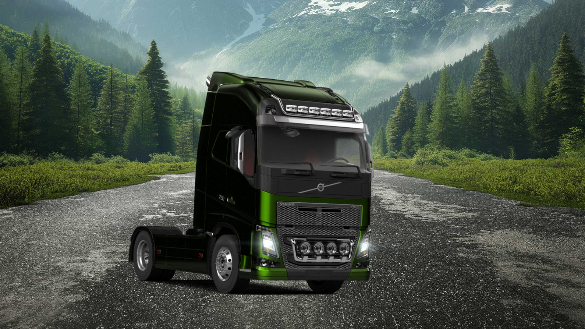 Volvo FH16 Globetrotter XL Cab Truck 2013 tuning