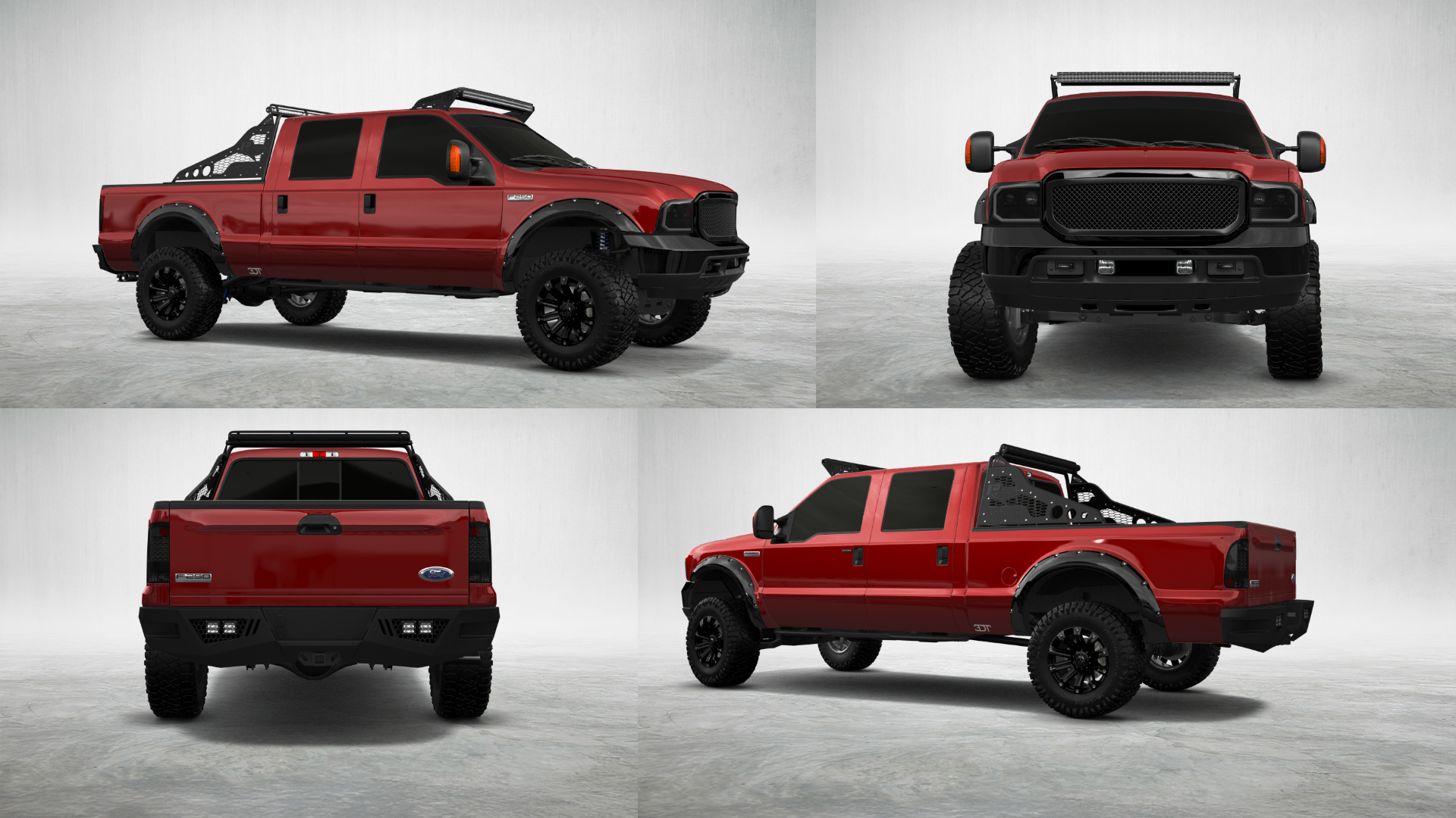 Ford F-250 Crew Cab 4 Door pickup truck 1999 tuning