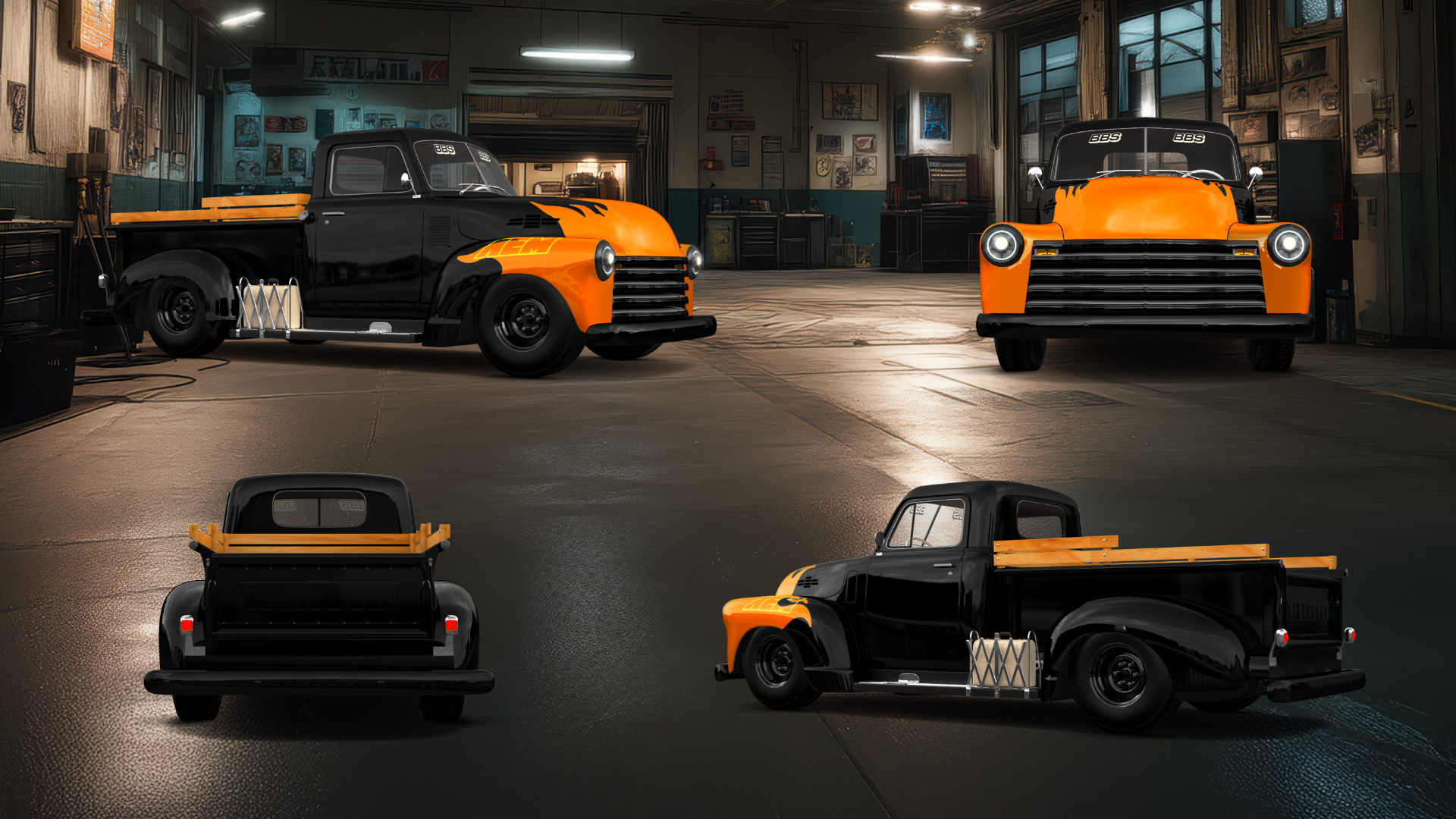 Chevrolet 3100 2 Door pickup truck 1950 tuning
