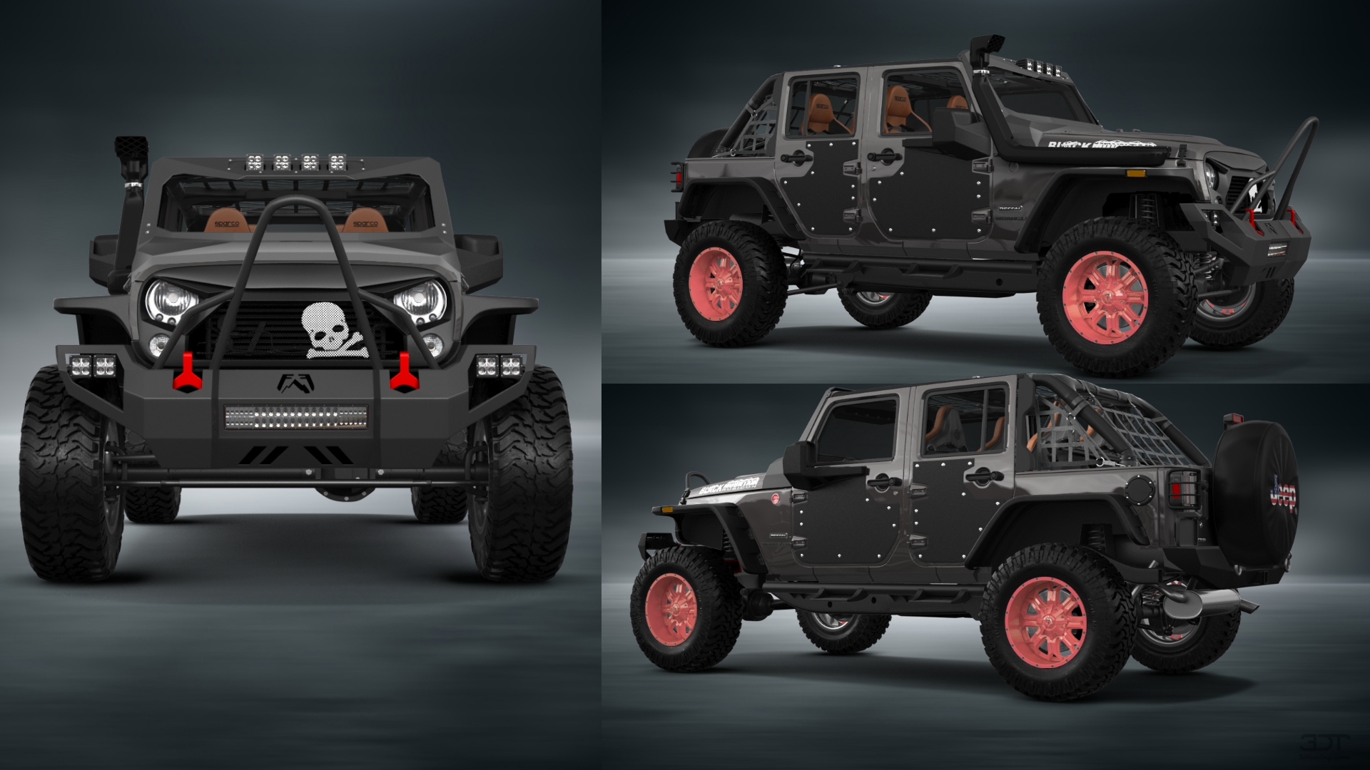 Jeep Wrangler Unlimited JK Rubicon Recon 4 Door SUV 2017 tuning