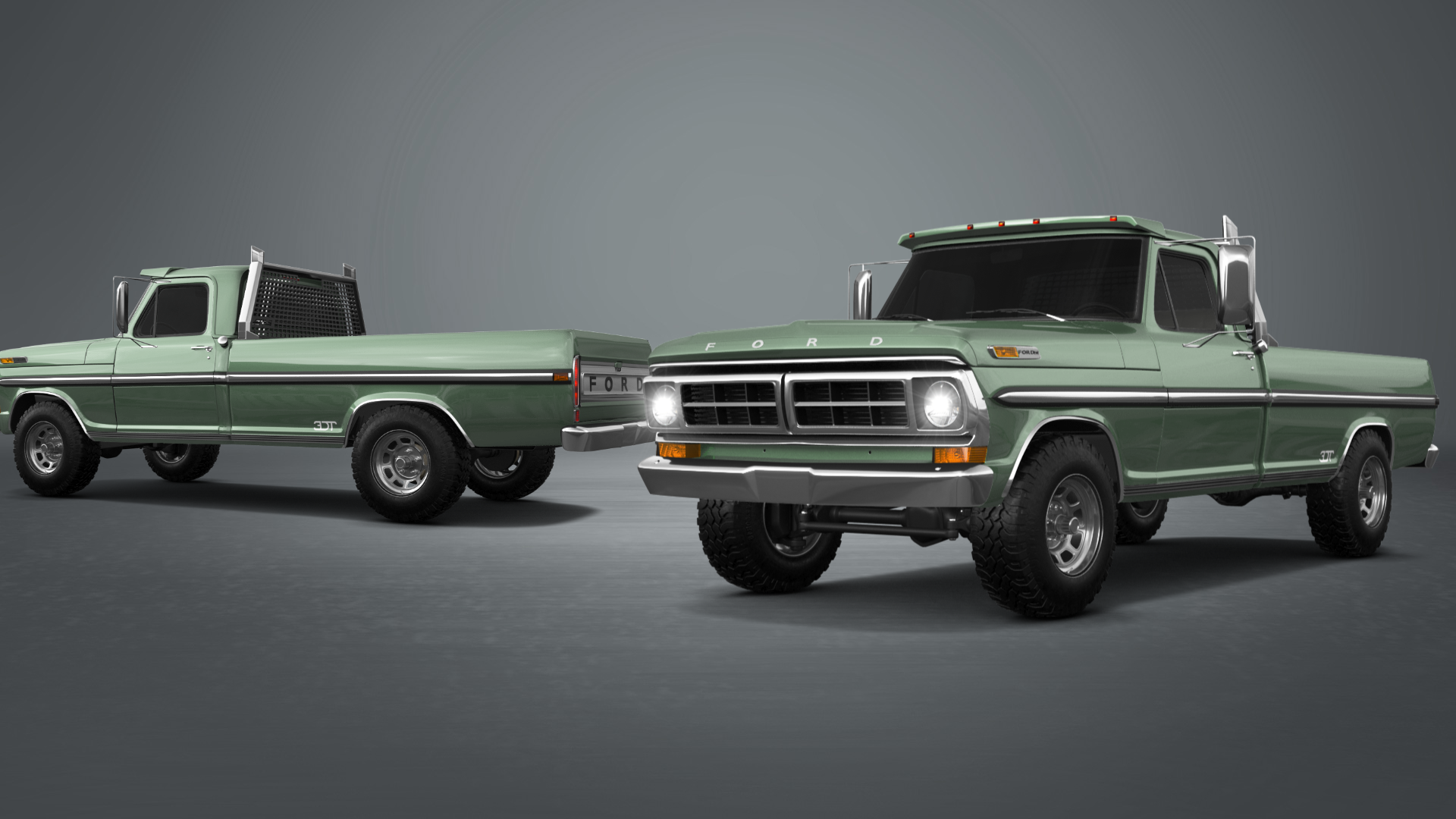 Ford F-250 2 Door pickup truck 1971