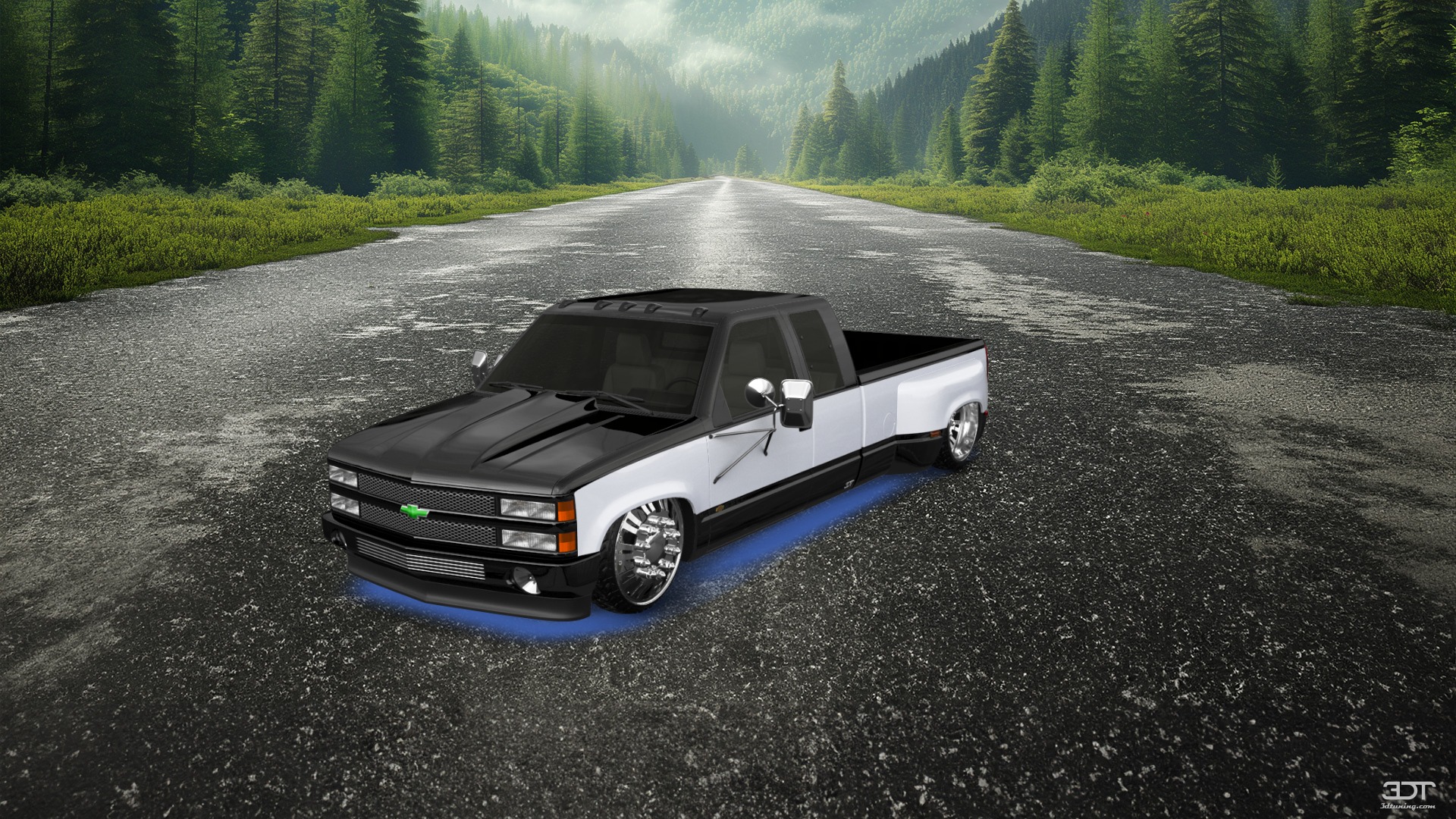Chevrolet K3500 Extended Cab Pickup Truck 1988