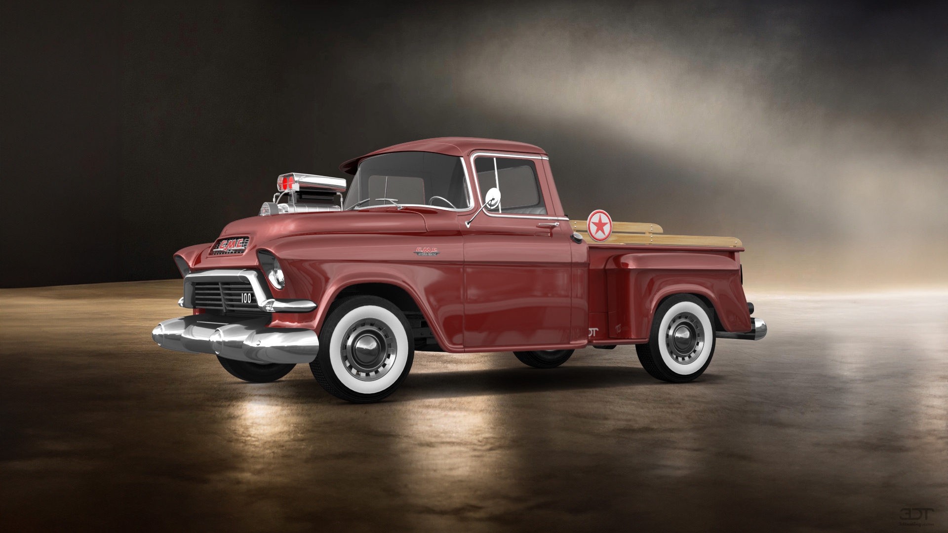 GMC 100 Stepside 2 Door pickup truck 1957 tuning