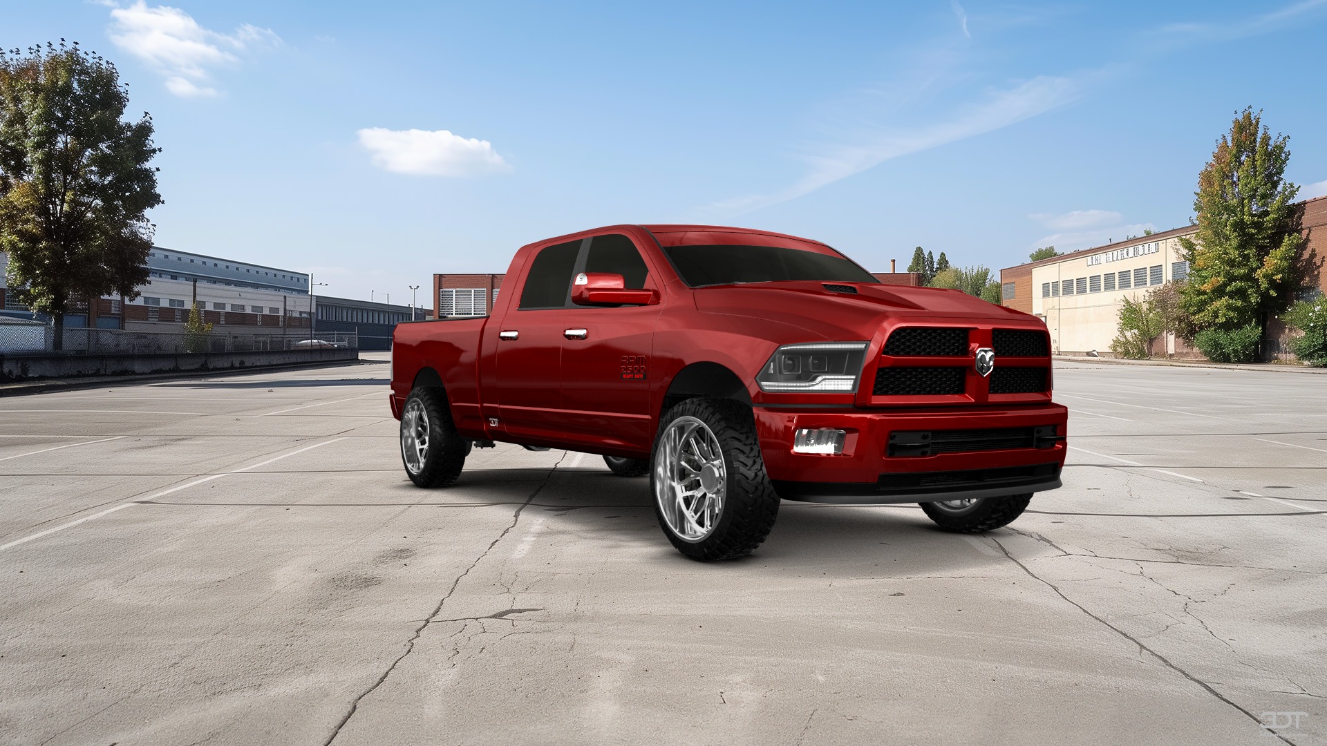 Dodge Ram 2500 Mega Cab 6.4 ft box 4 Door pickup truck 2010 tuning