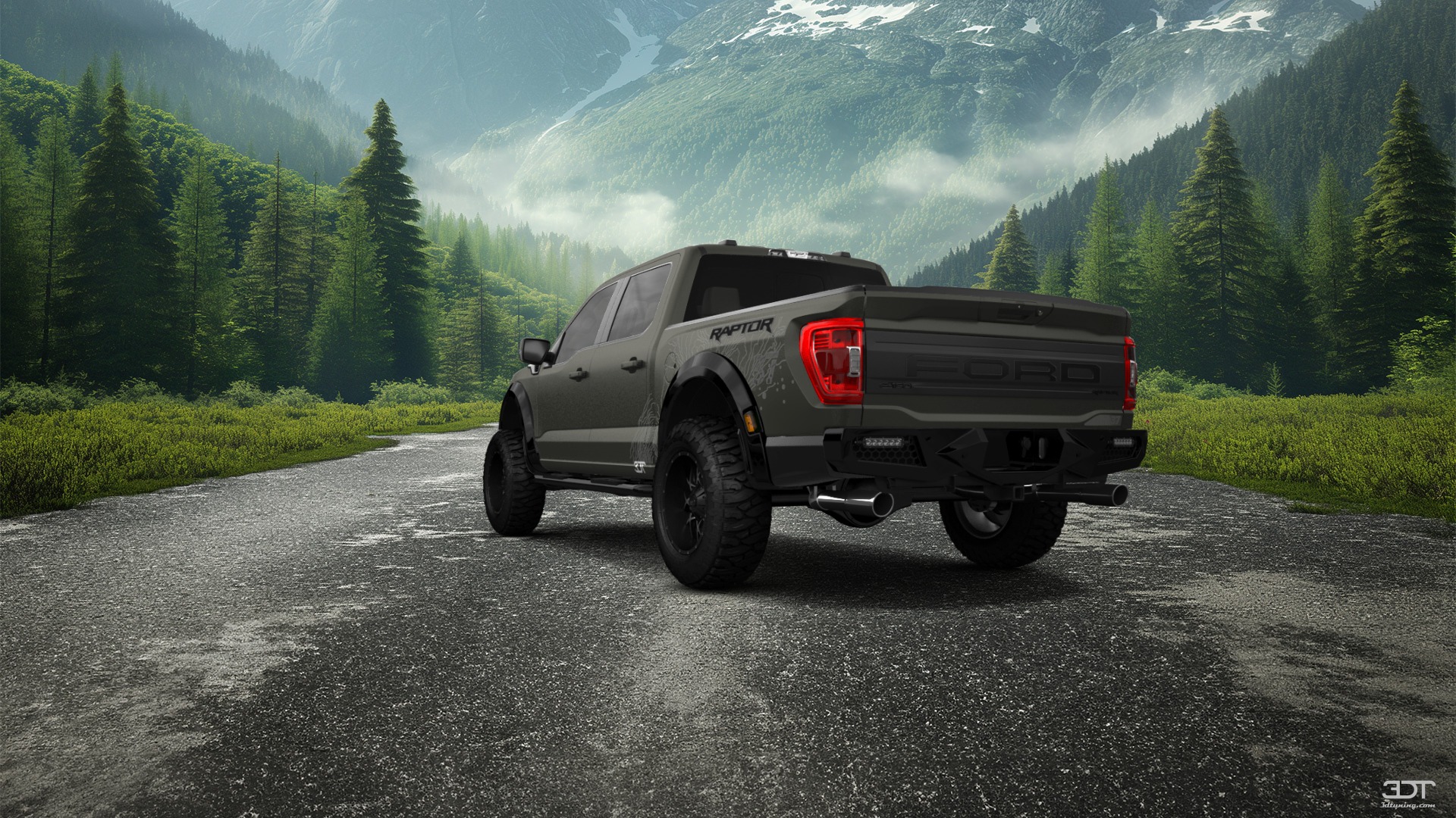 Ford F-150 Raptor 4 Door pickup truck 2021