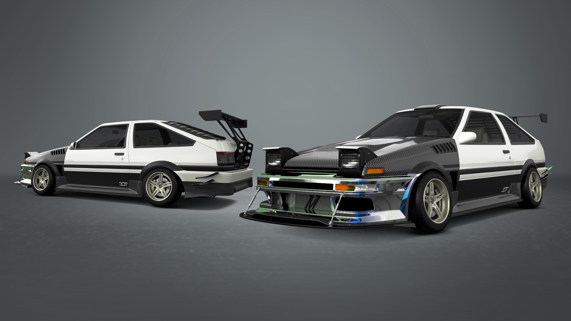 Toyota AE86 3 Door Hatchback 1985 tuning