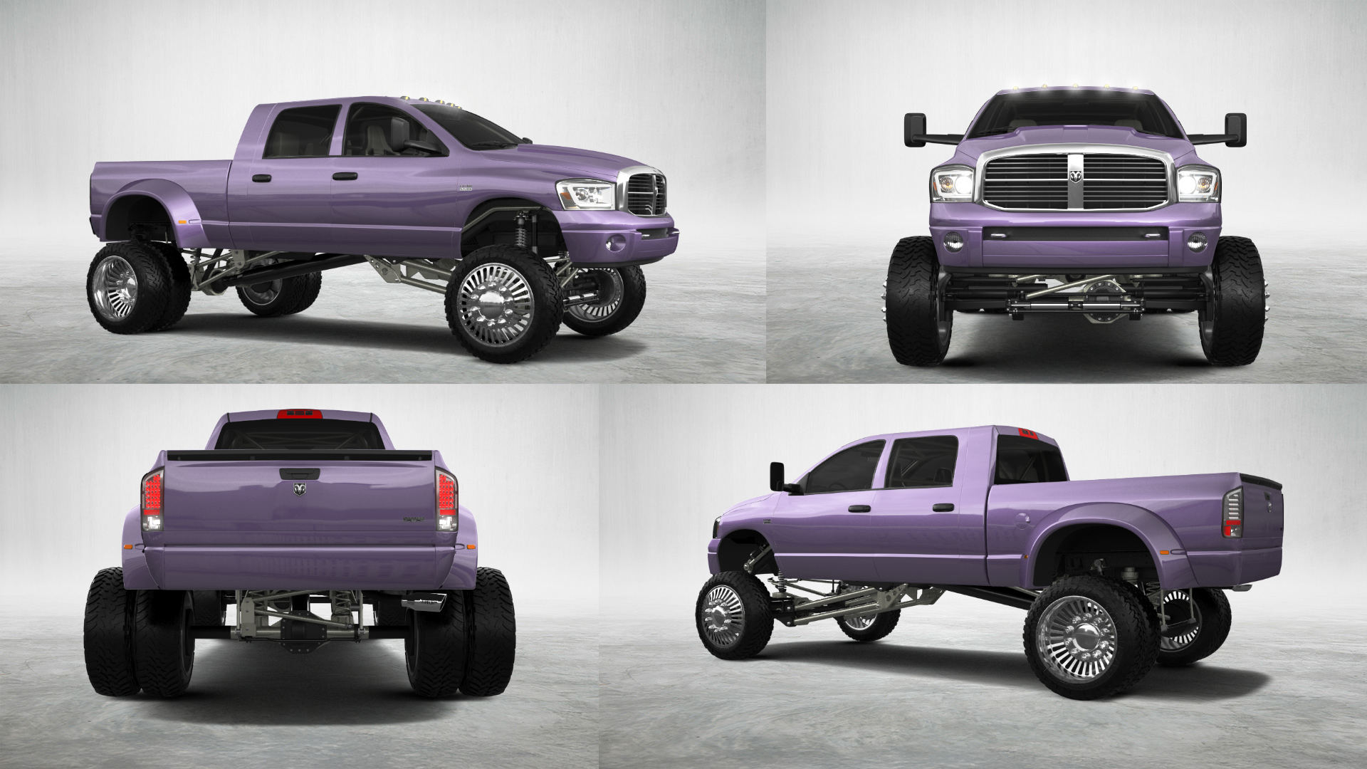 Dodge Ram 3500 Dually 4 Door pickup truck 2007