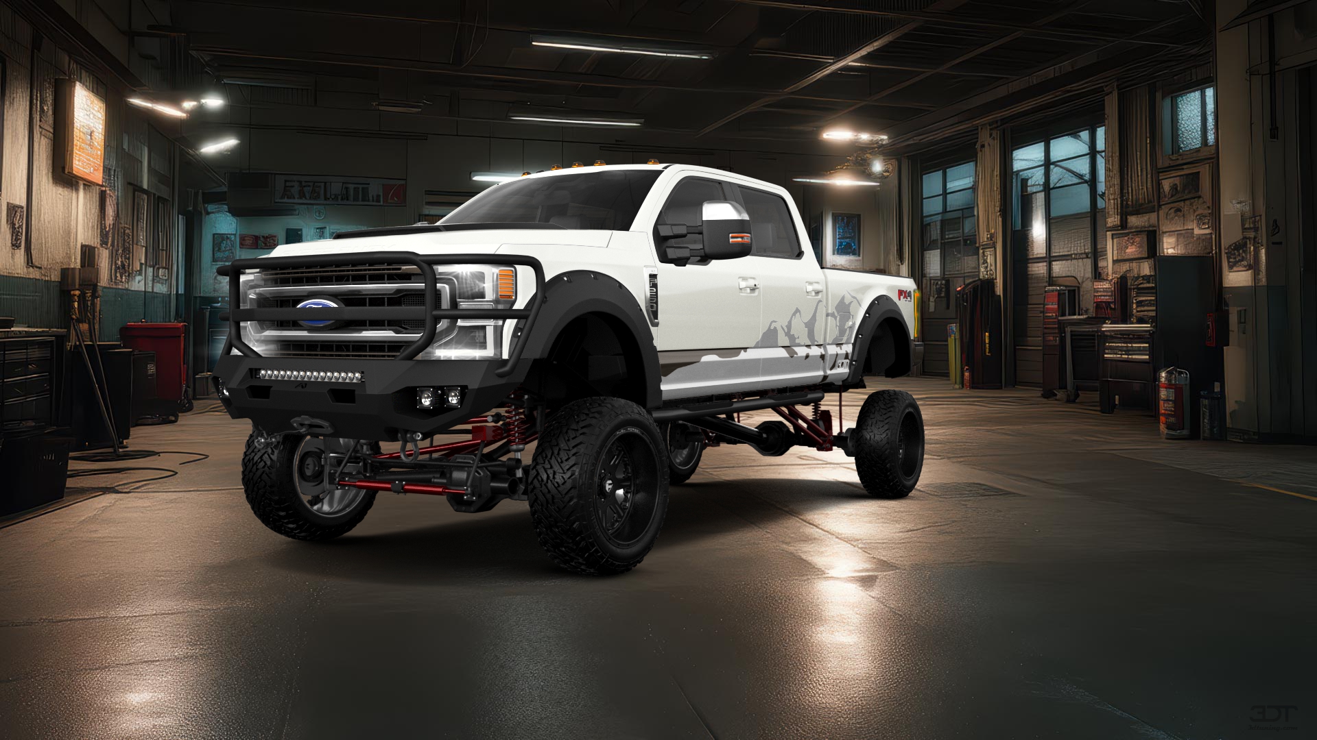 Ford F-250 4 Door pickup truck 2021 tuning