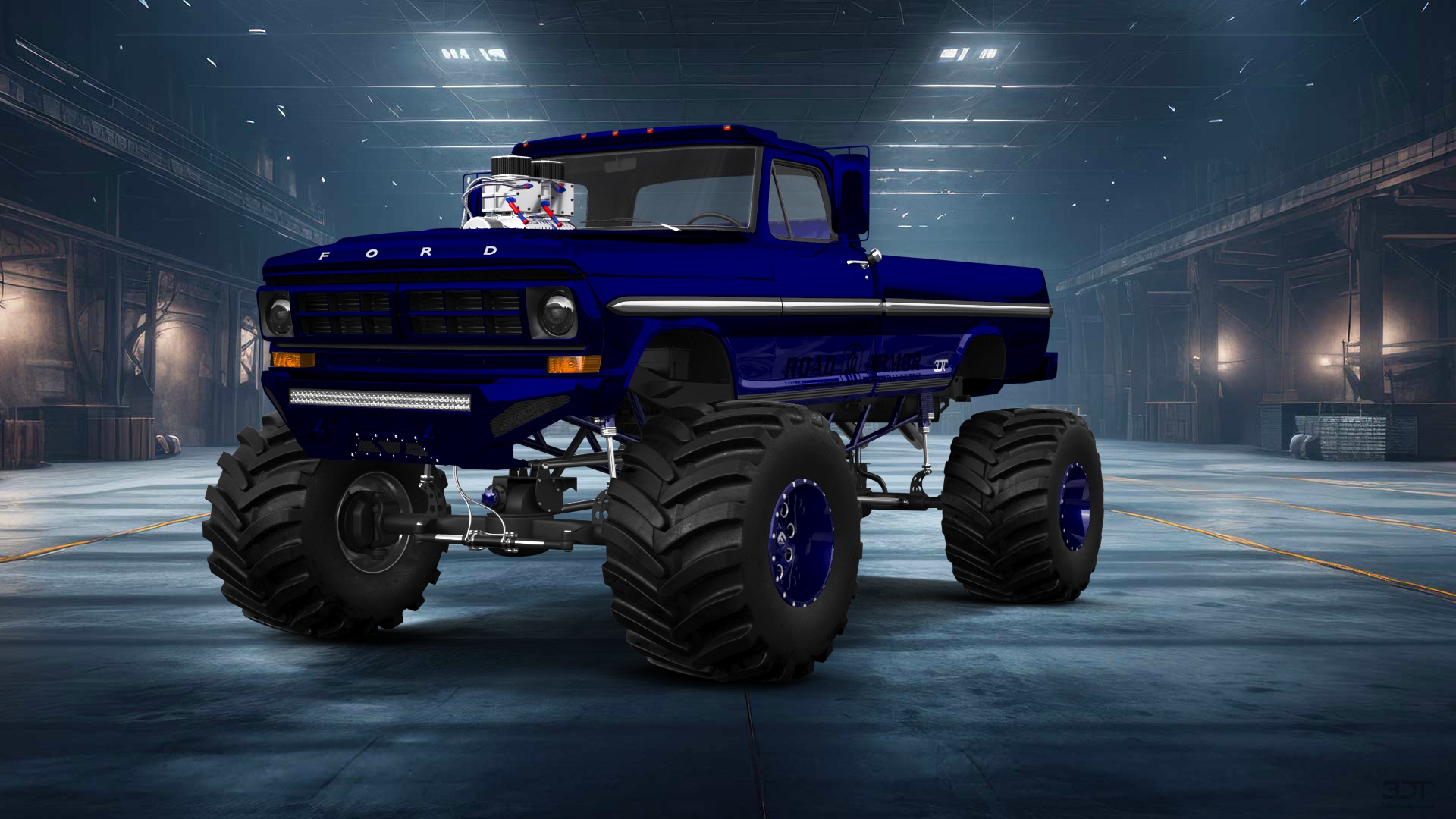 Ford F-250 2 Door pickup truck 1971