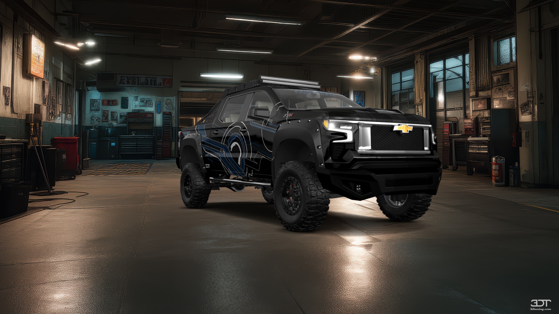 Chevrolet Silverado 1500 Crew Cab 5.8 ft box 4 Door pickup truck 2023 tuning