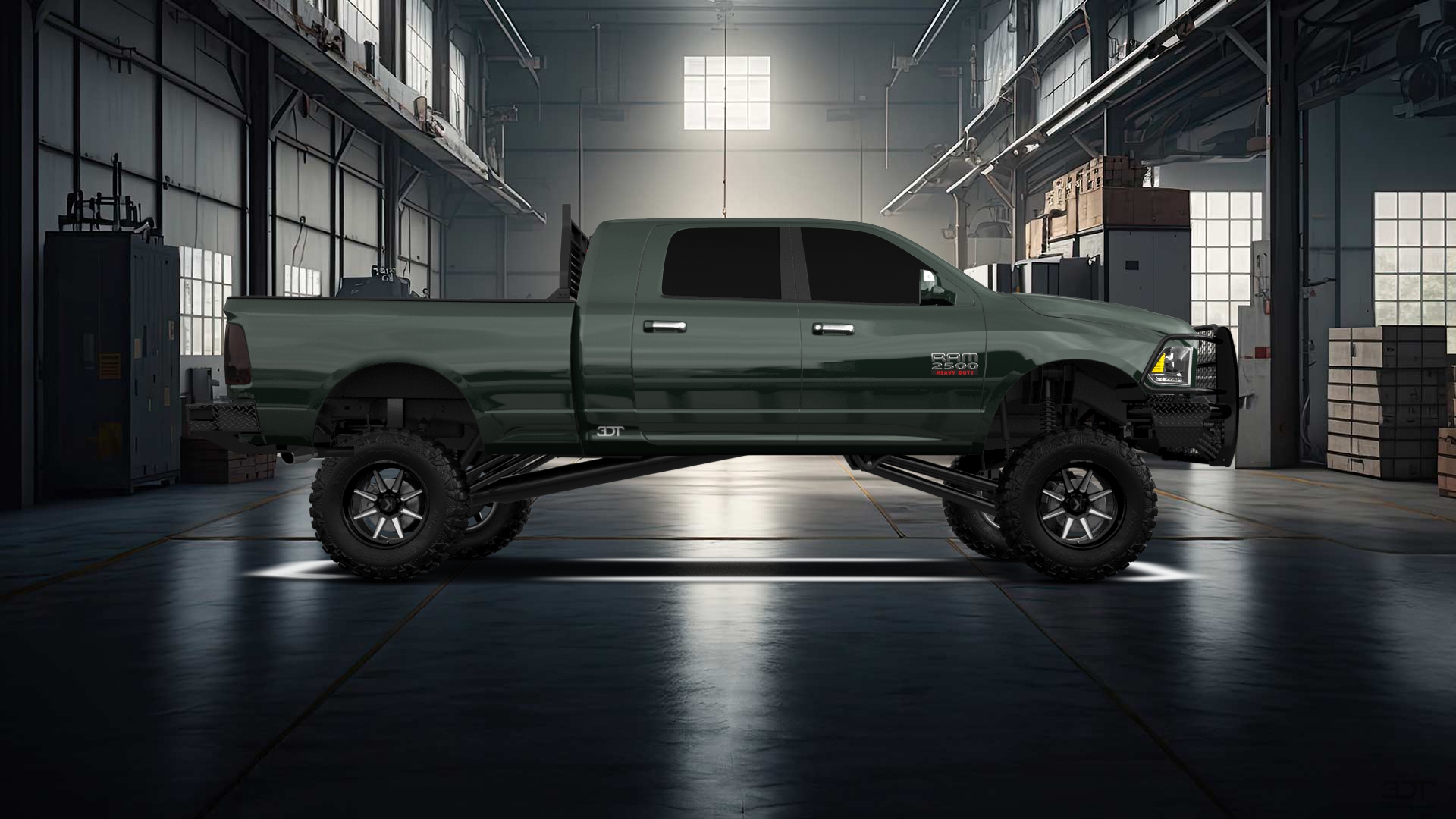Dodge Ram 2500 Mega Cab 6.4 ft box 4 Door pickup truck 2010