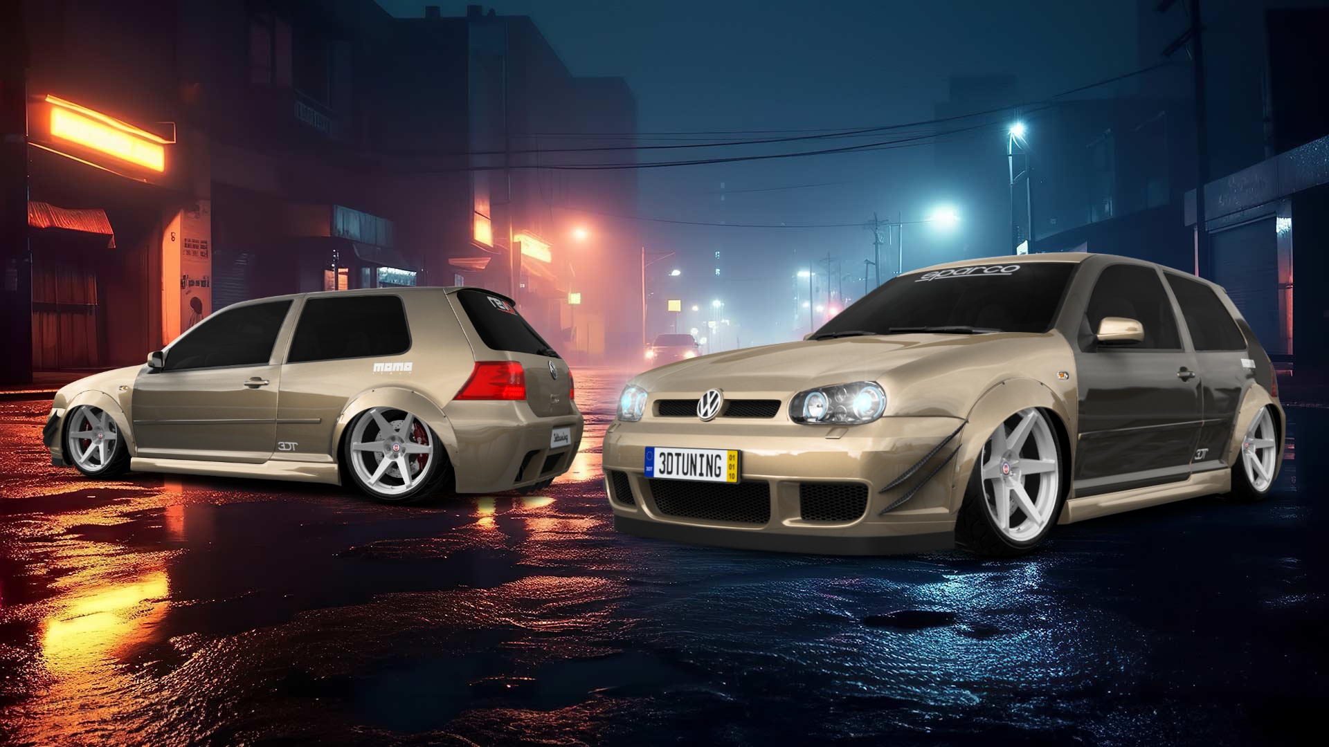 Volkswagen Golf 4 (mk4) 3 Door Hatchback 1997 tuning