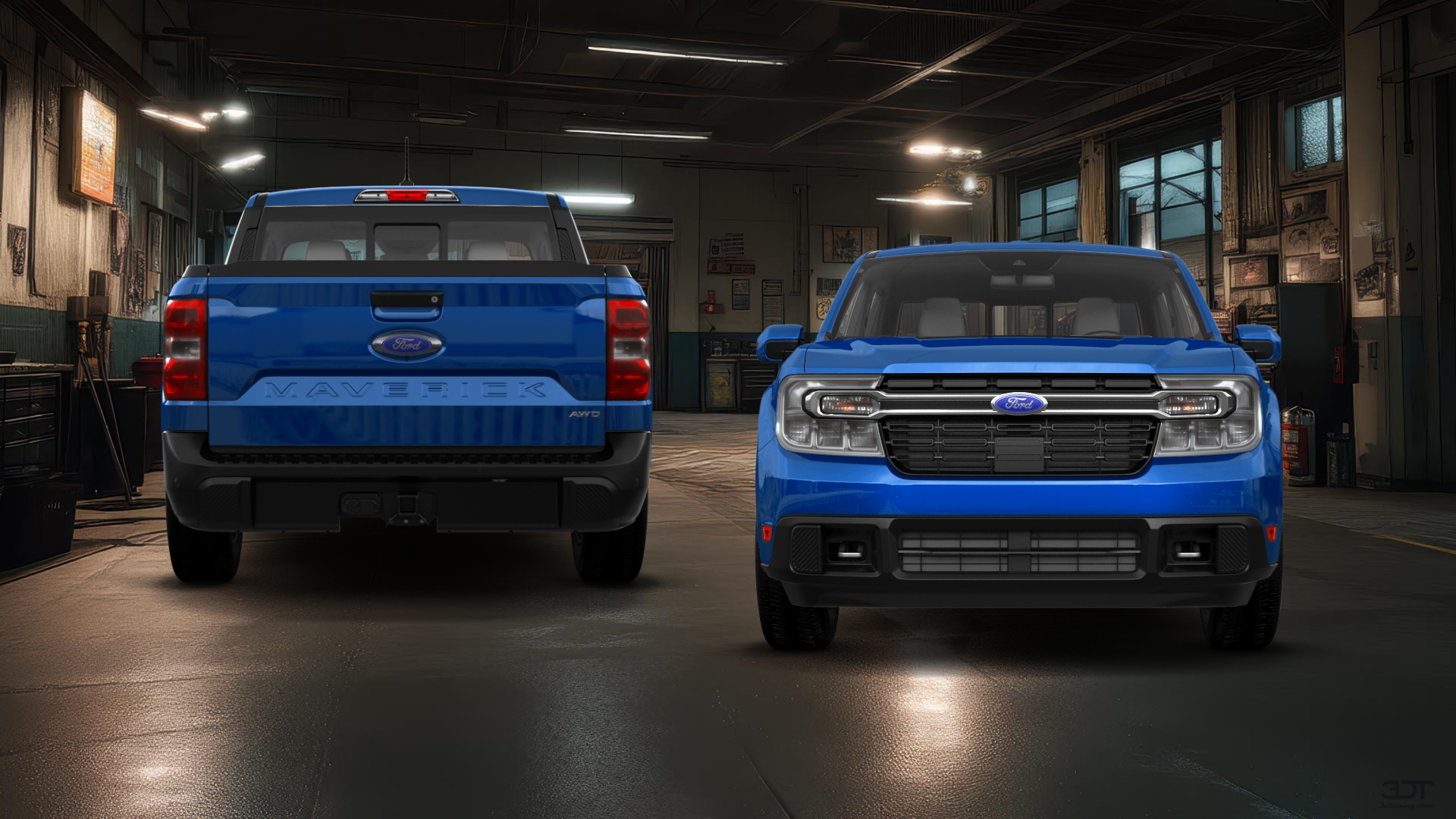 Ford Maverick 4 Door pickup truck 2022 tuning