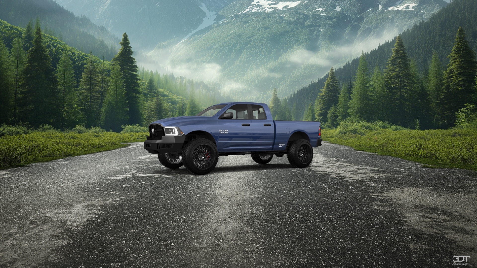 Dodge Ram 1500 6.4' box Extended Cab 4 Door pickup truck 2009 tuning