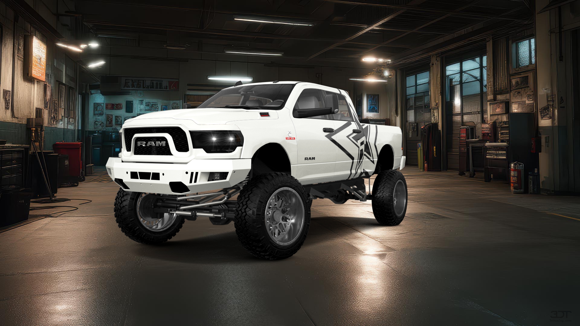 Dodge Ram 2500 4 Door pickup truck 2020 tuning