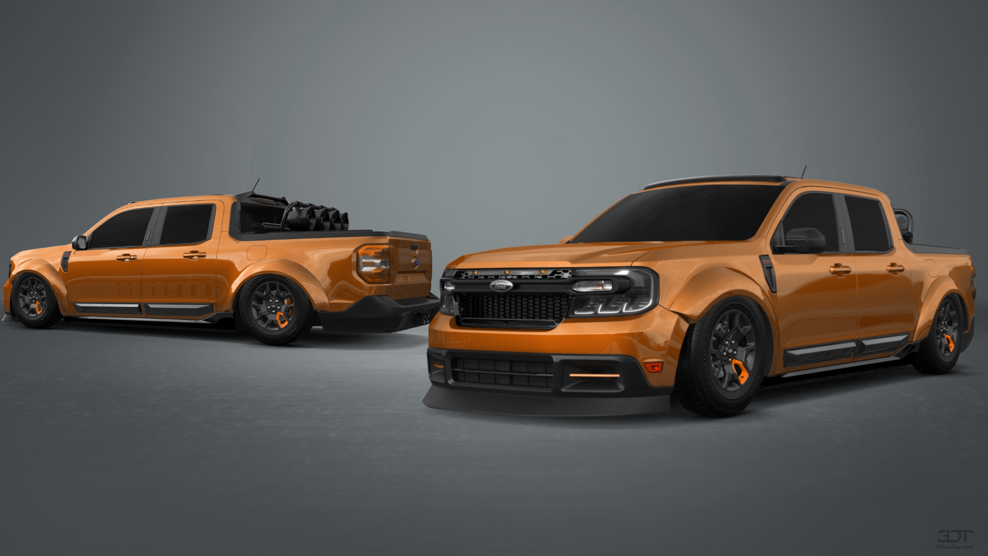 Ford Maverick 4 Door pickup truck 2022 tuning