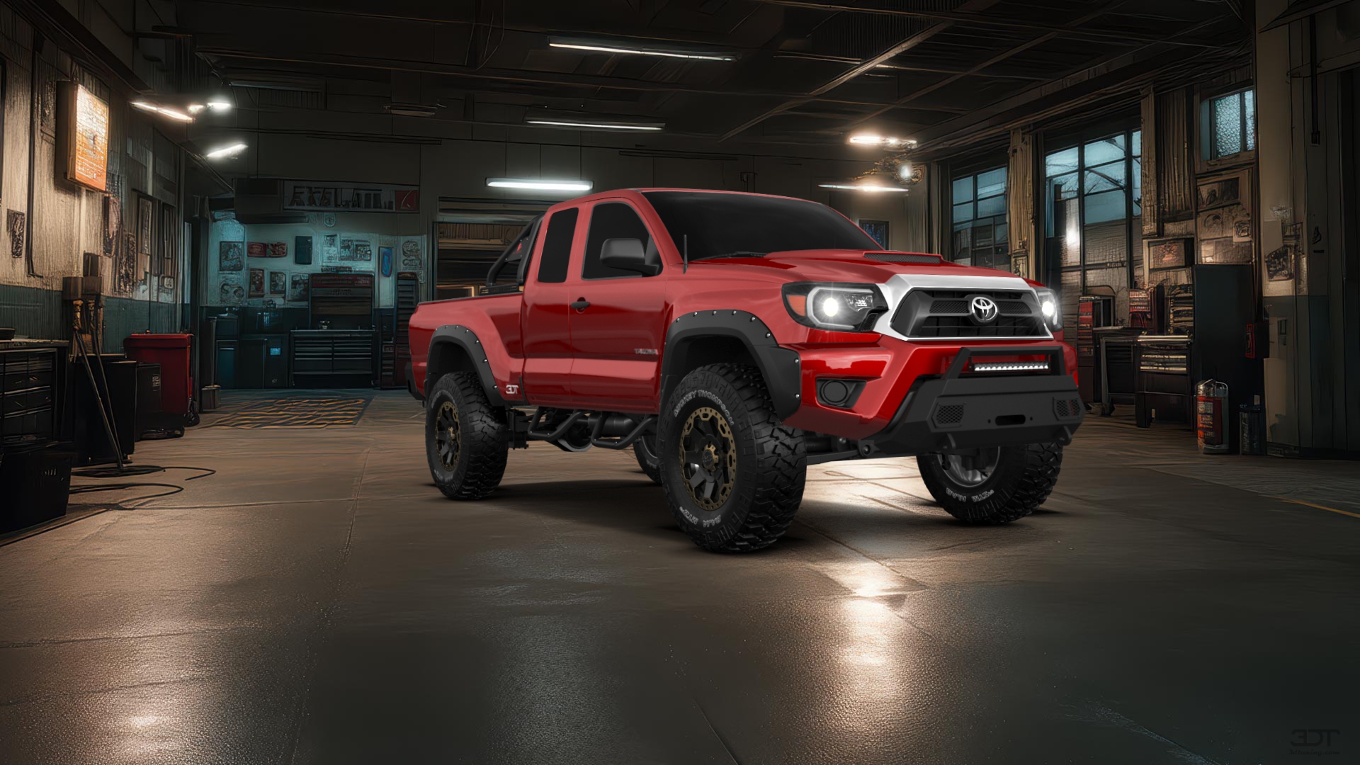 Toyota Tacoma Access Cab 6.2 ft box Pickup Truck 2012 tuning