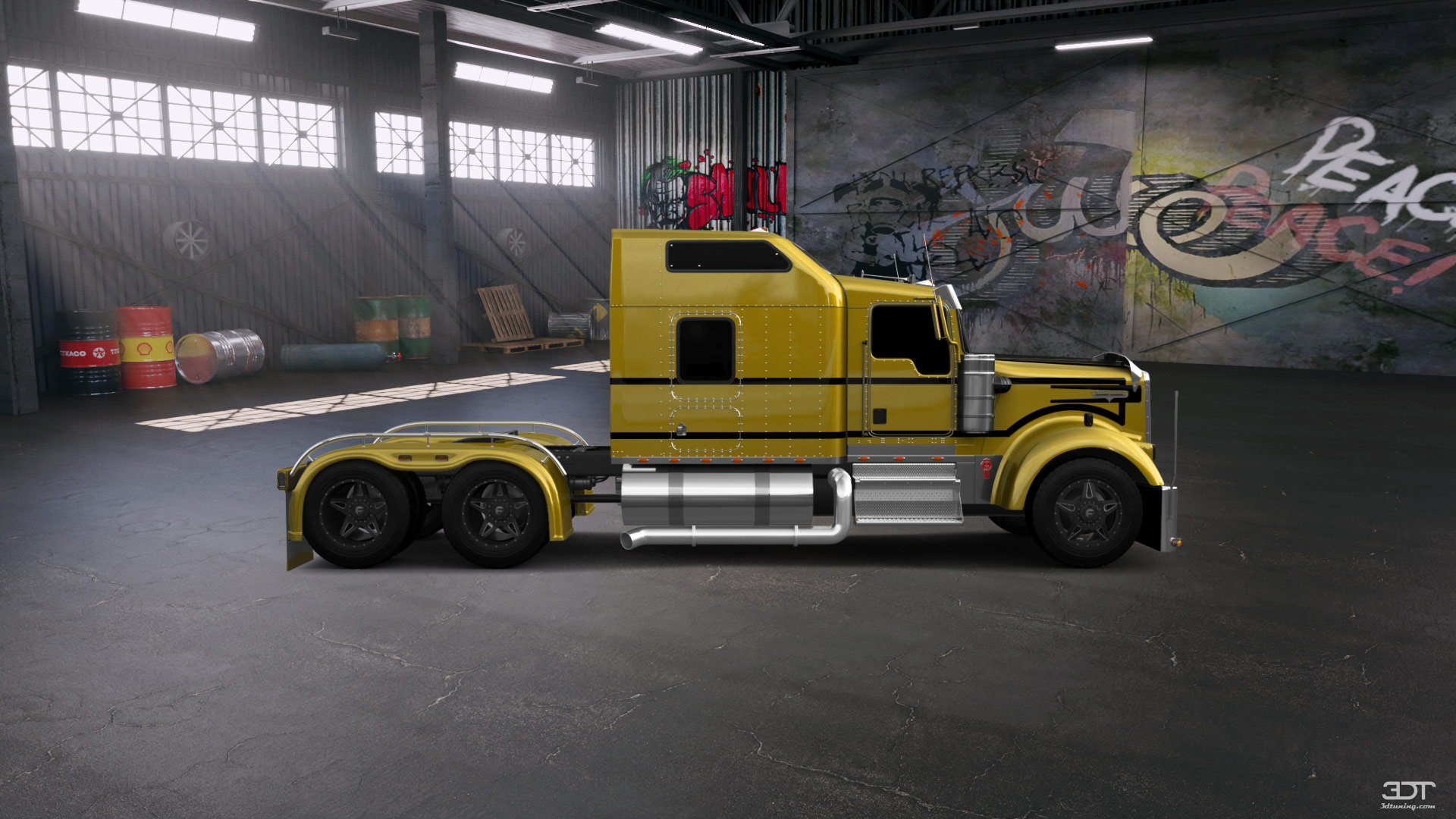 Kenworth W900 Sleeper Cab Truck 2015 tuning
