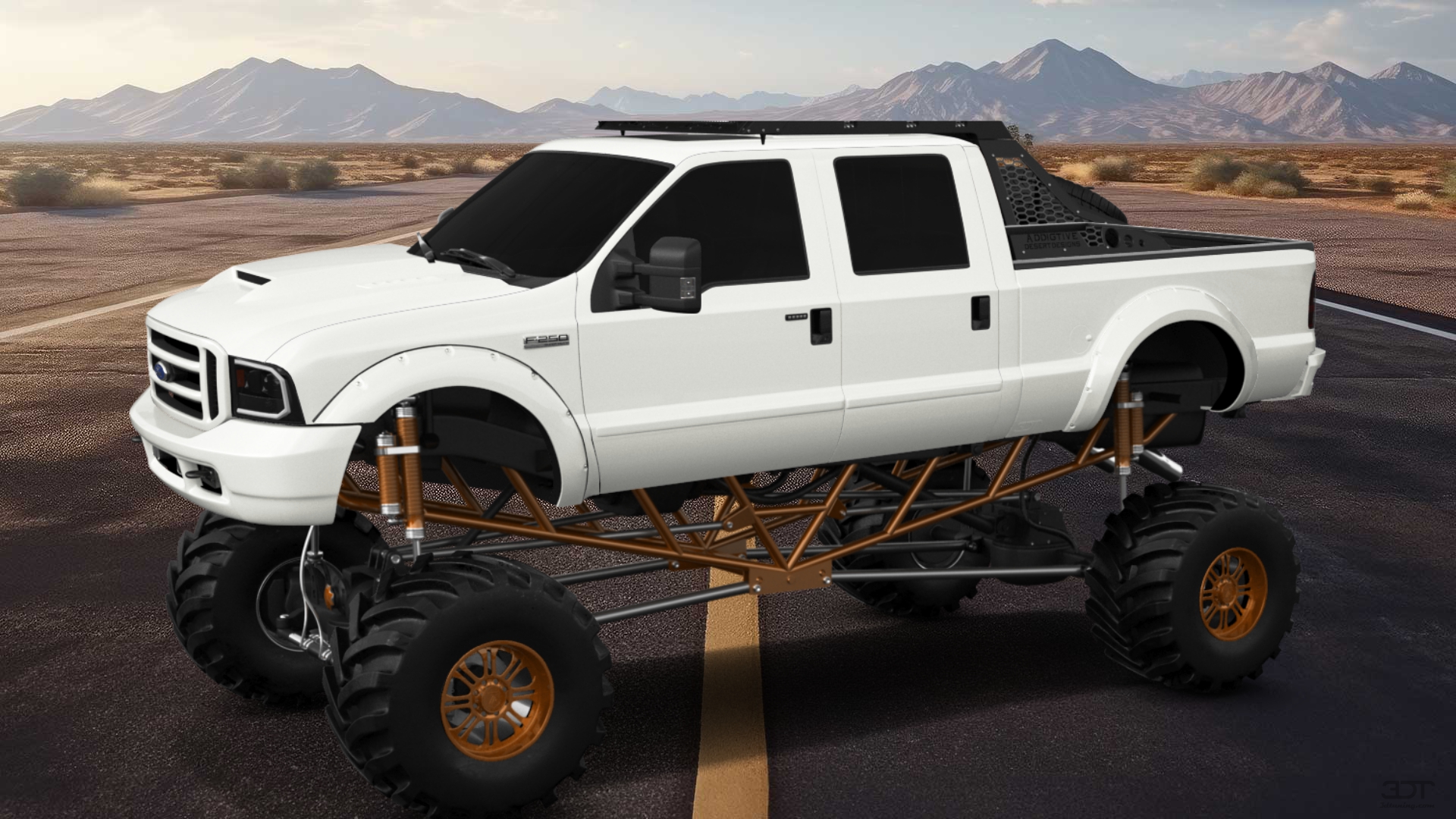 Ford F-250 Crew Cab 4 Door pickup truck 1999
